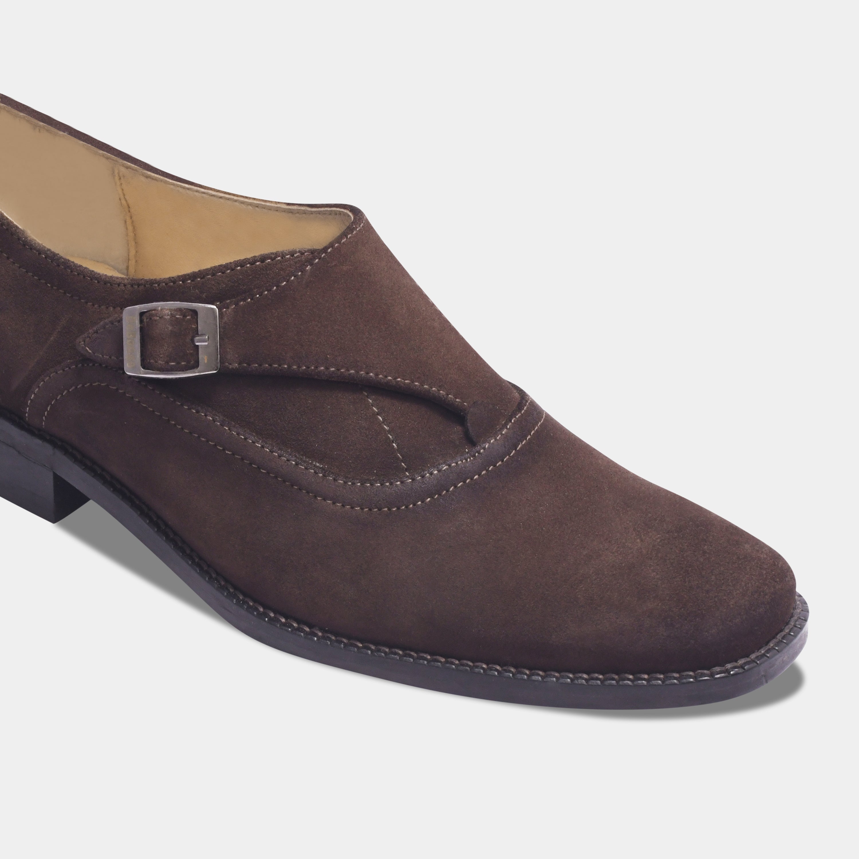 GUSTAVO'S SUEDE MONK | BROWN