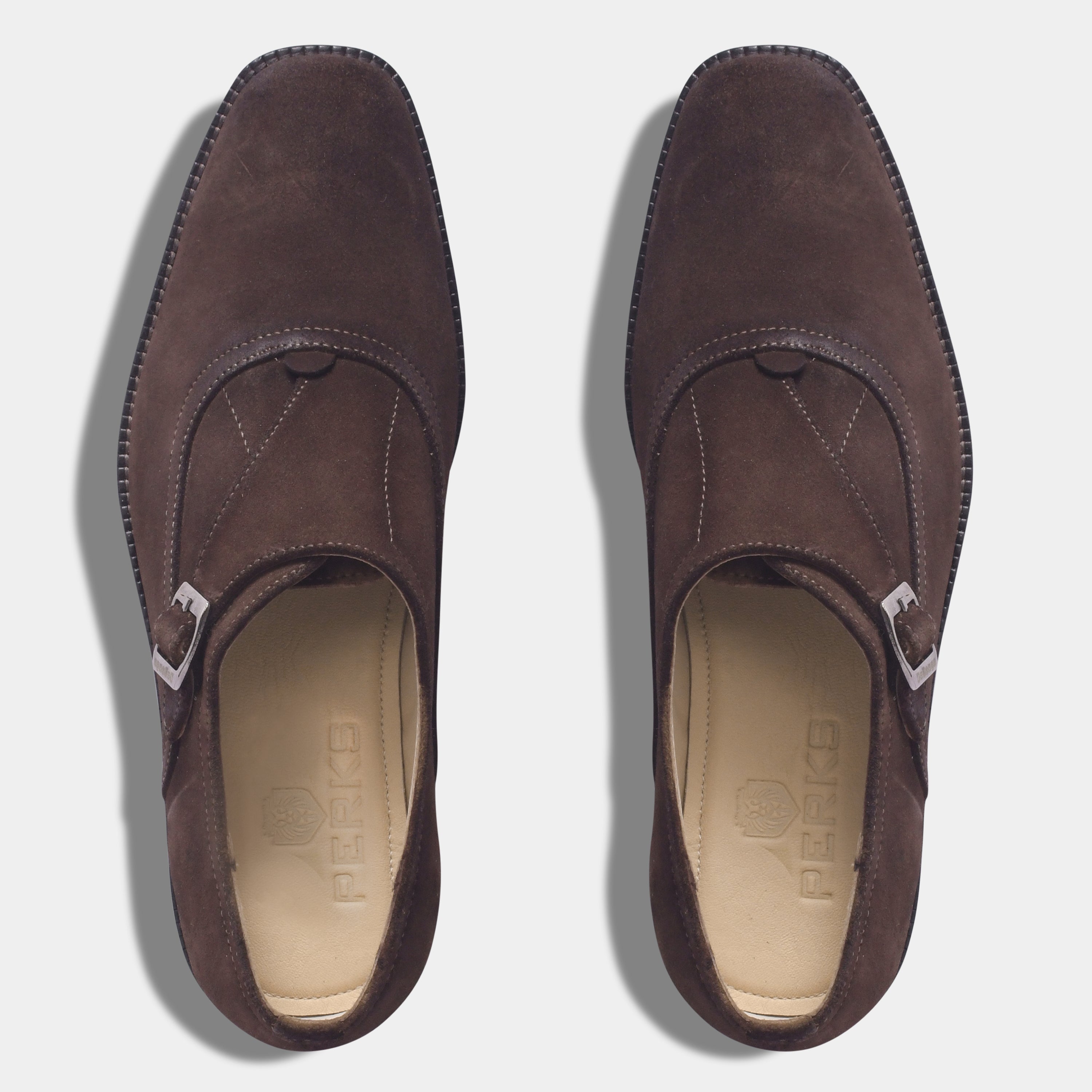 GUSTAVO'S SUEDE MONK | BROWN