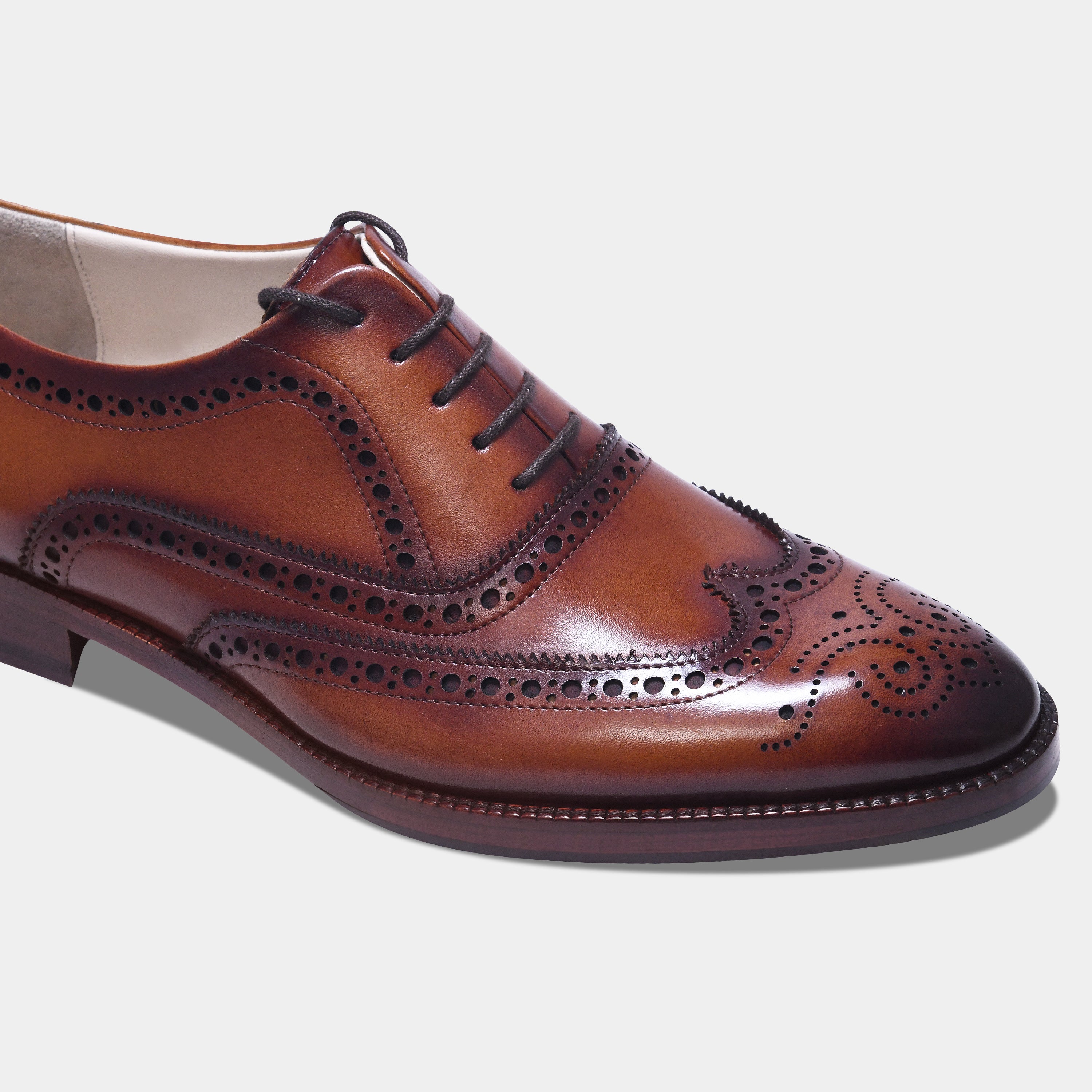 ESCOBAR LACEUP | BROGUE BROWN