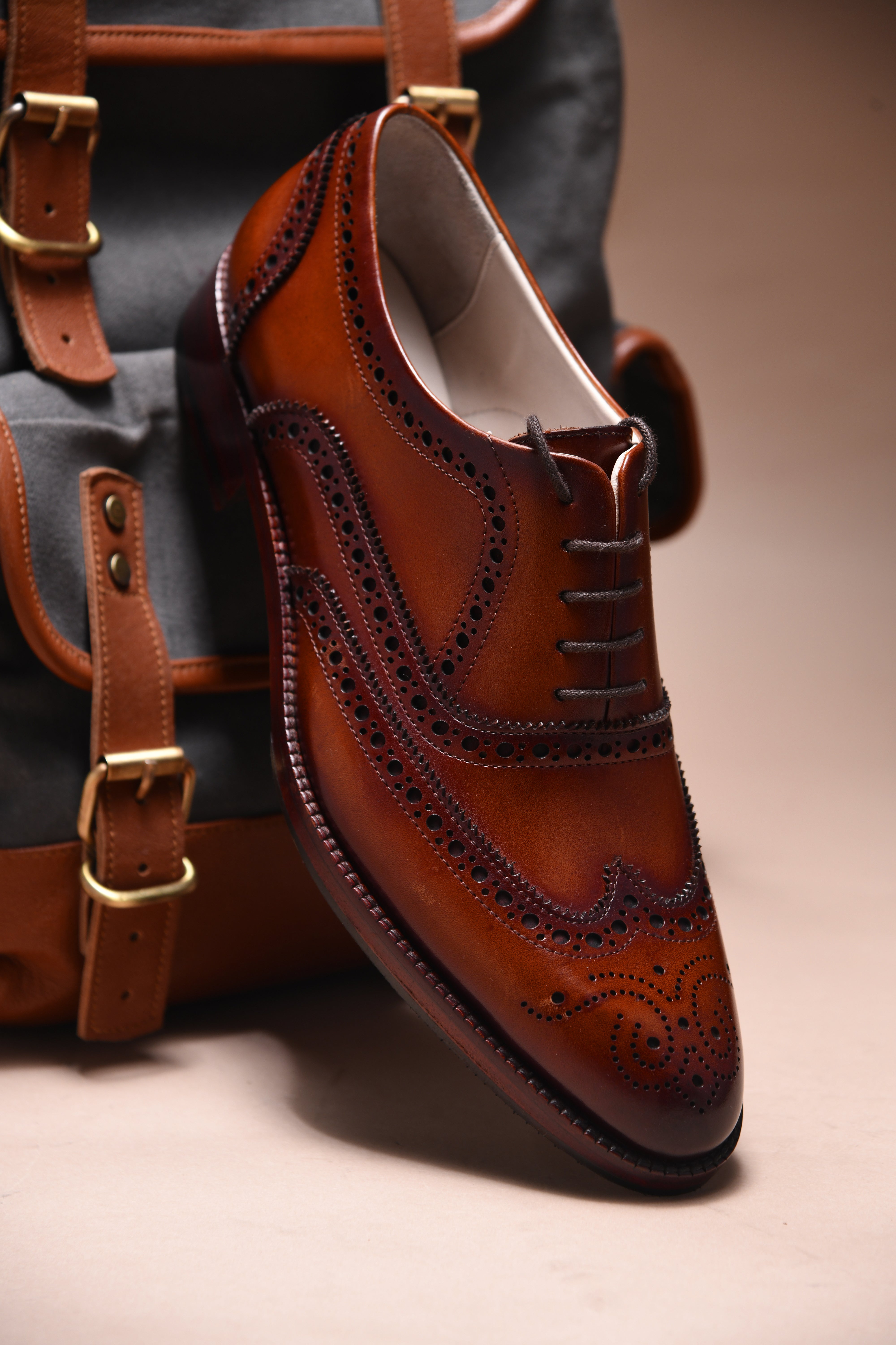 ESCOBAR LACEUP | BROGUE BROWN