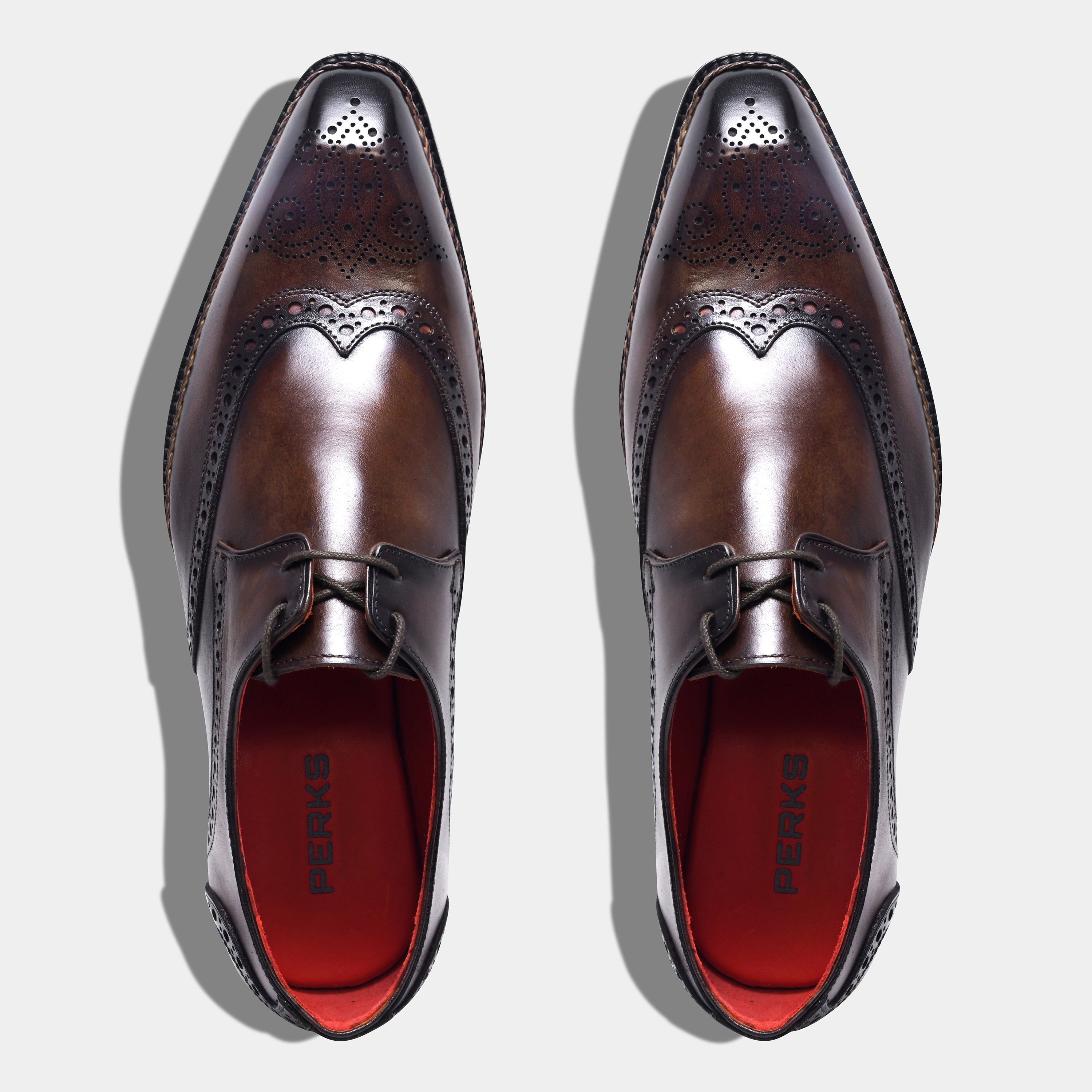 THOMAS SHELBY LACEUP | BROGUE BROWN