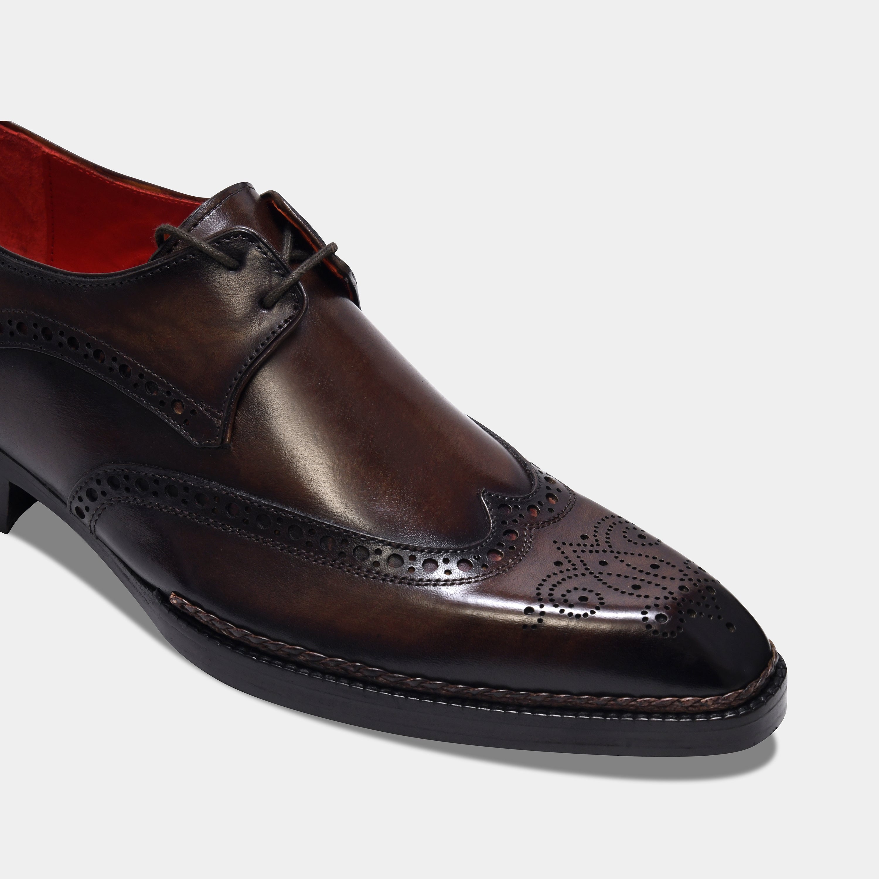 THOMAS SHELBY LACEUP | BROGUE BROWN