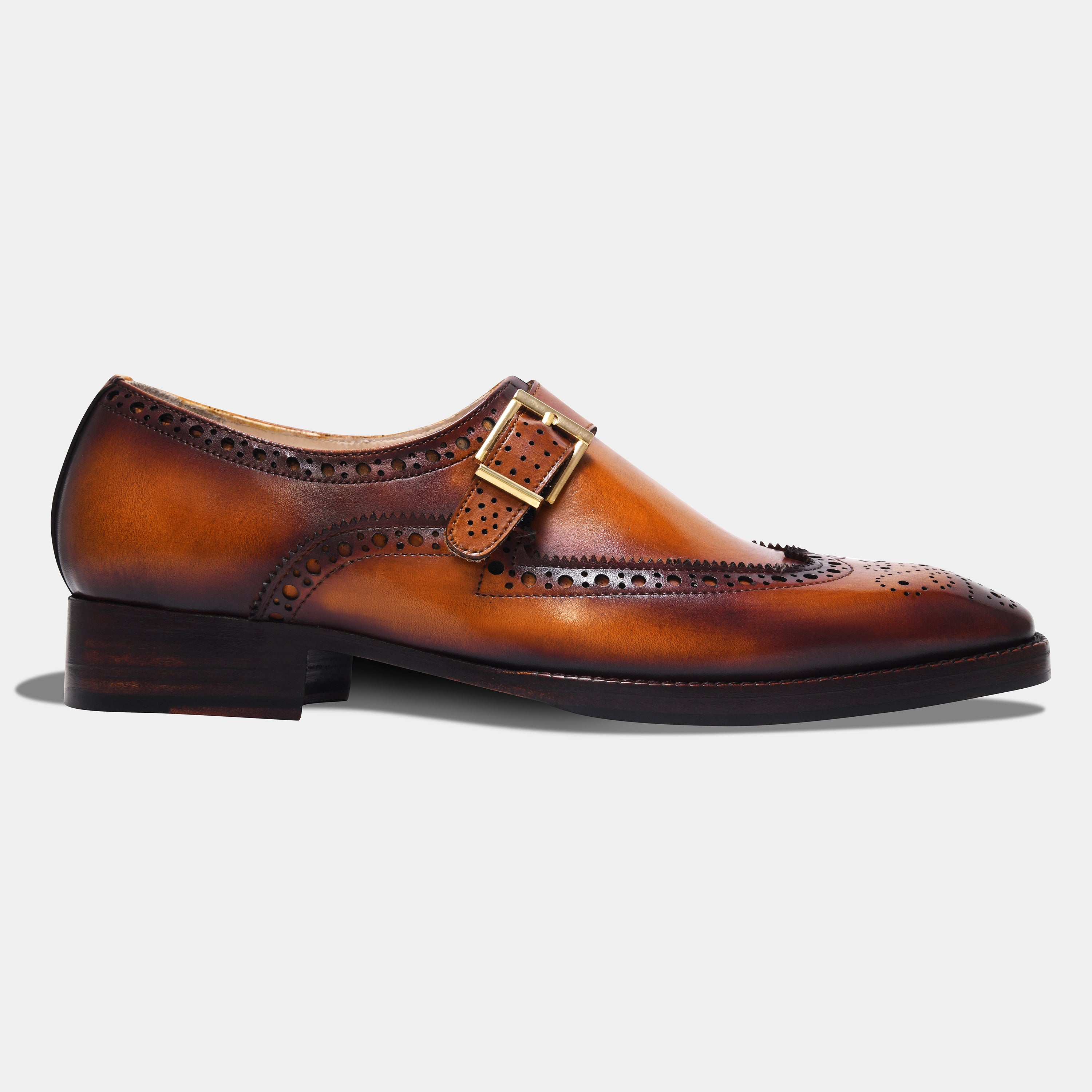 SHELBY'S MONK | BROGUE TAN
