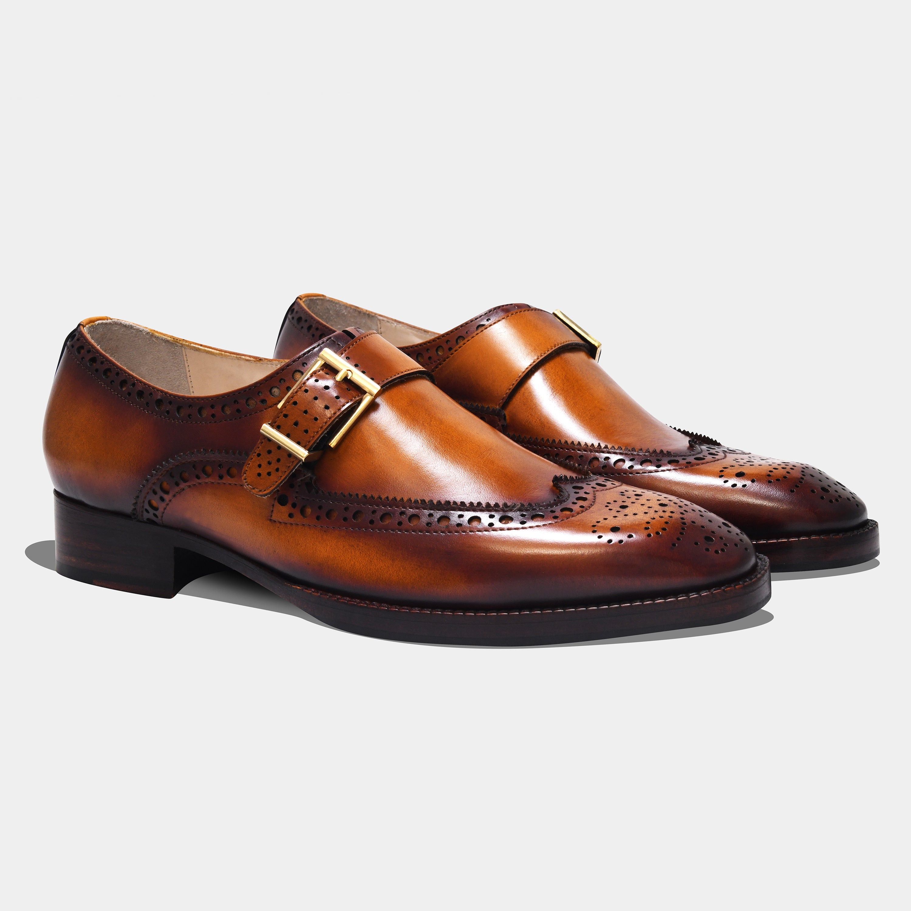 SHELBY'S MONK | BROGUE TAN