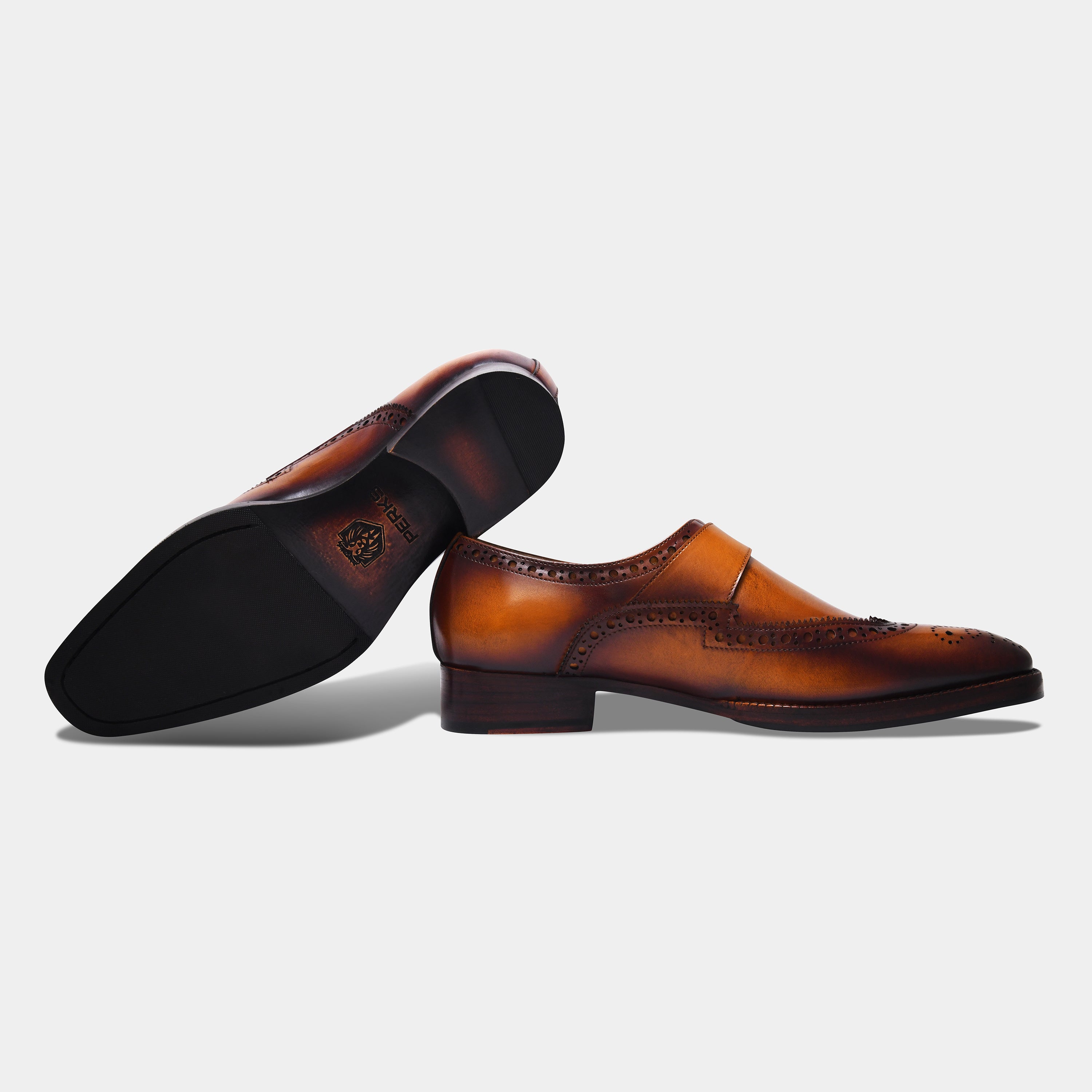 SHELBY'S MONK | BROGUE TAN