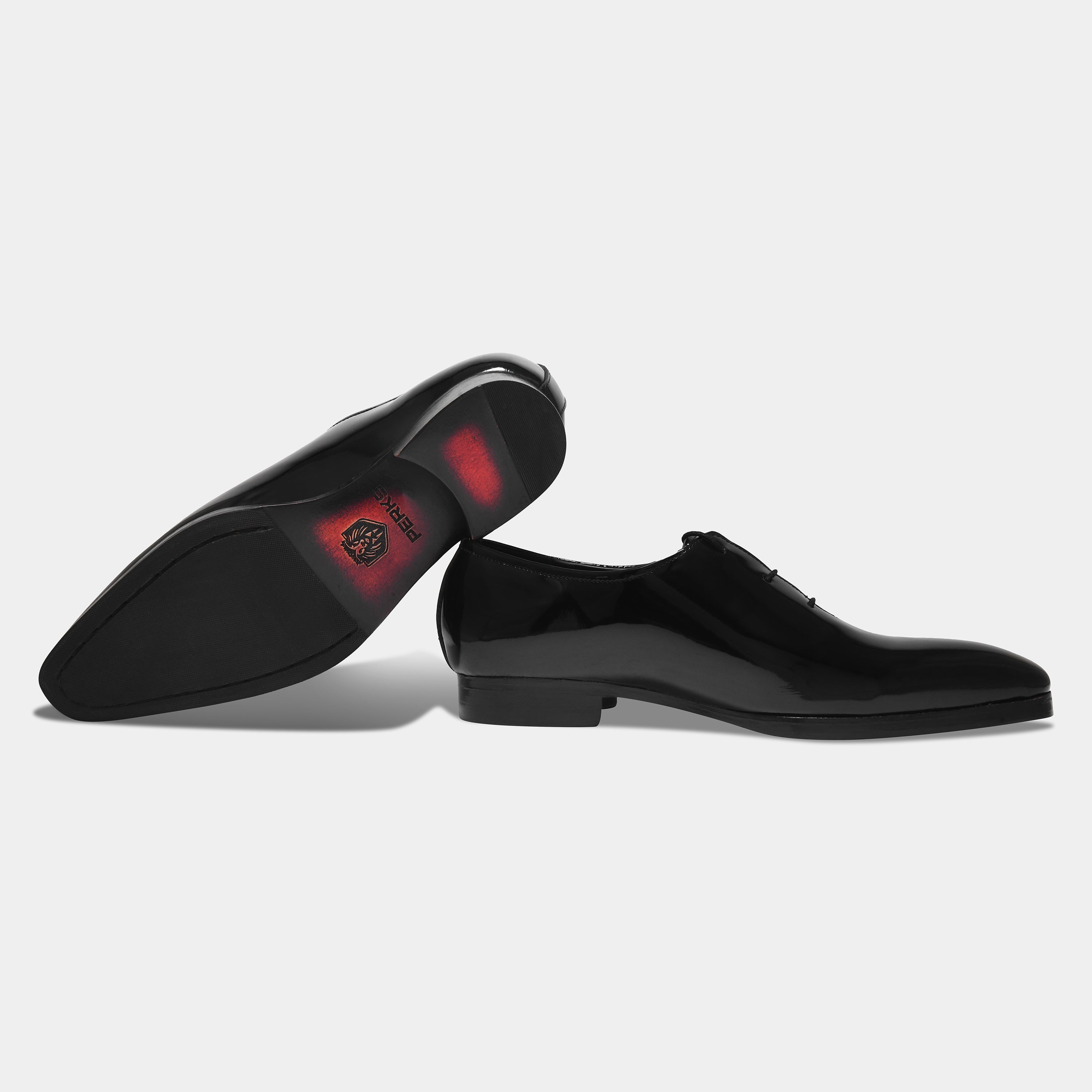 CORLEONE'S LACEUP | PATENT BLACK