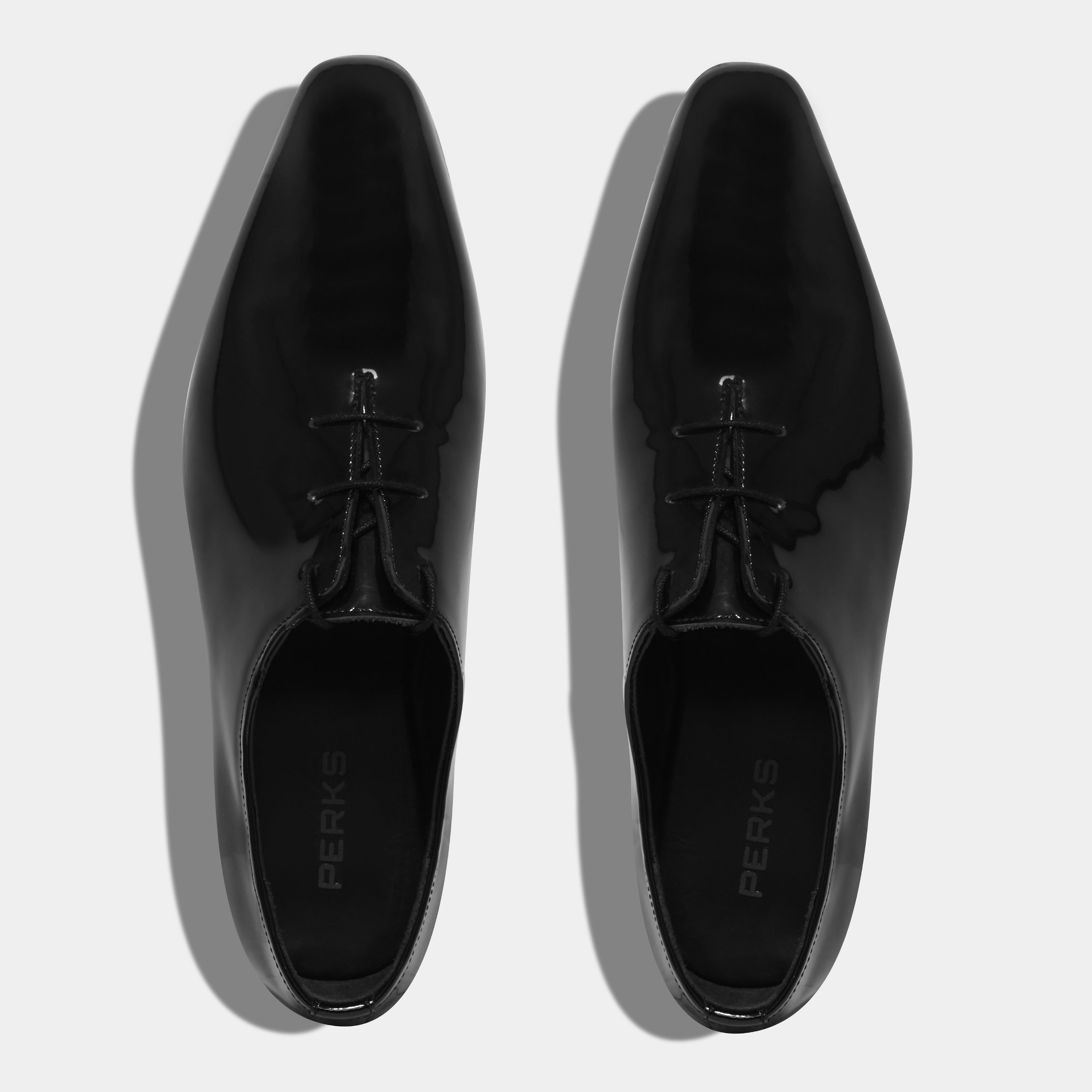 CORLEONE'S LACEUP | PATENT BLACK