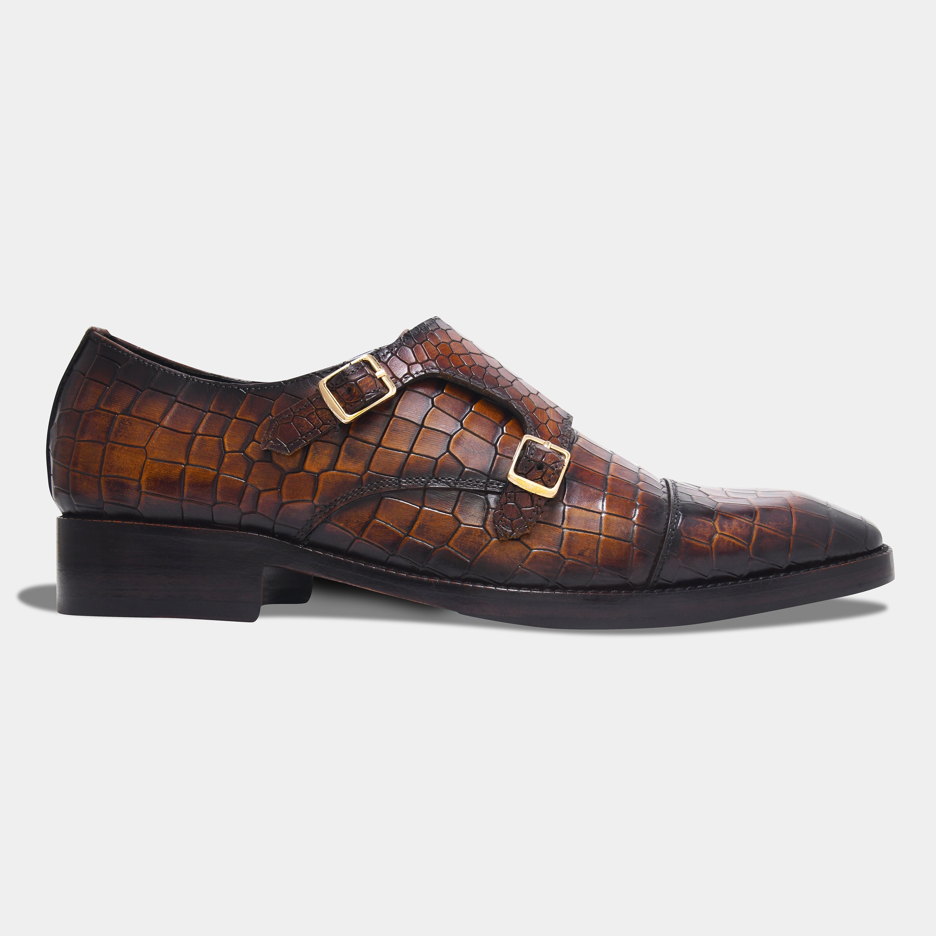 SOLOMONS CROCO MONK | BROWN