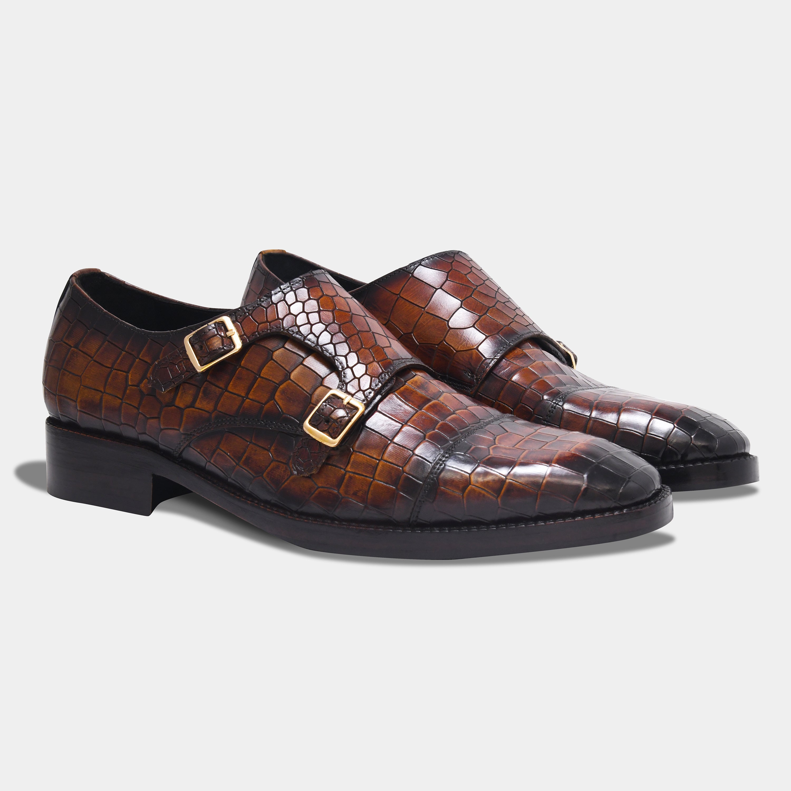 SOLOMONS CROCO MONK | BROWN