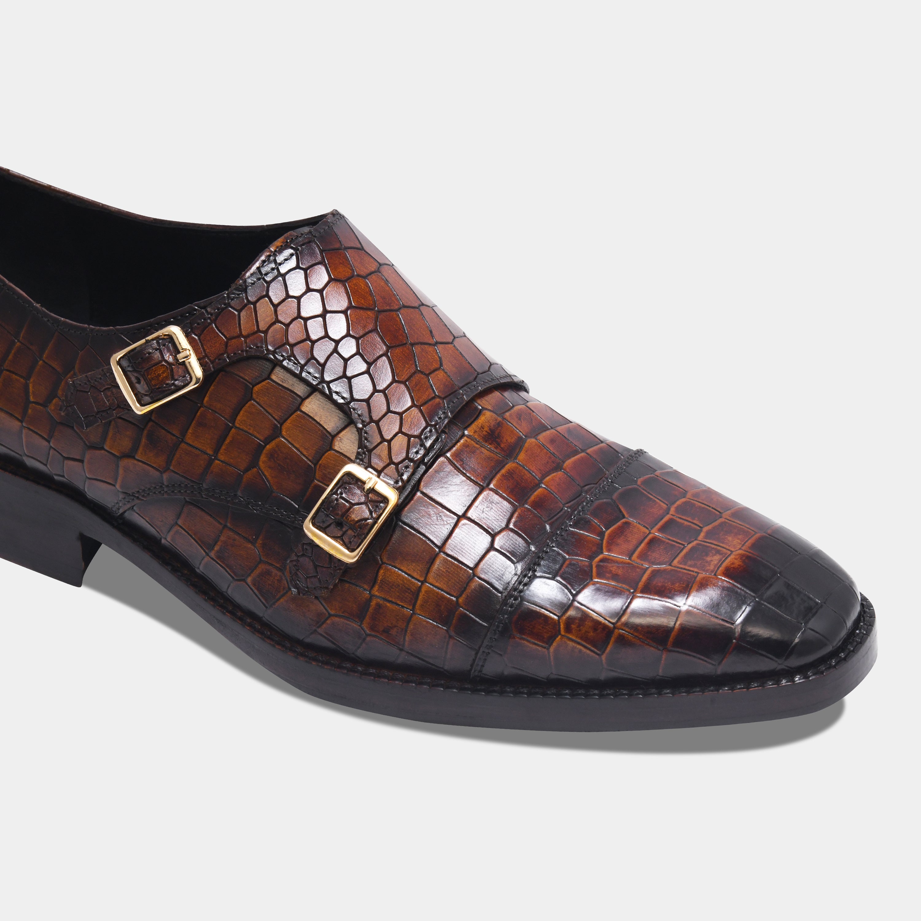 SOLOMONS CROCO MONK | BROWN