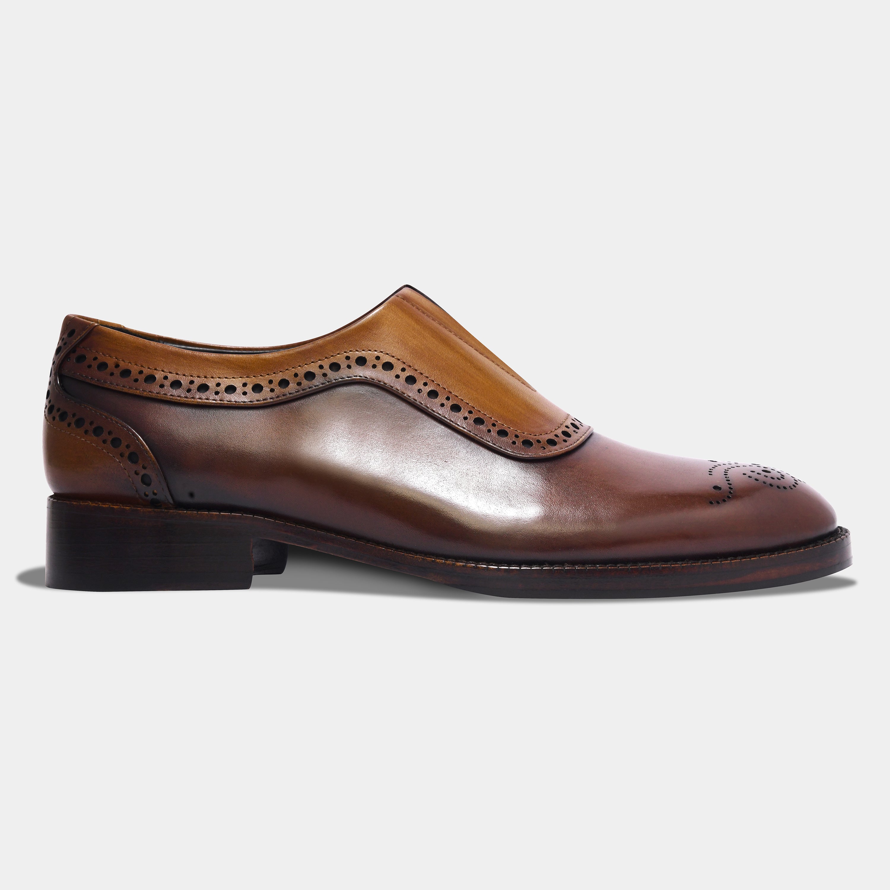 SOLOMONS LOAFER | BROGUE BROWN
