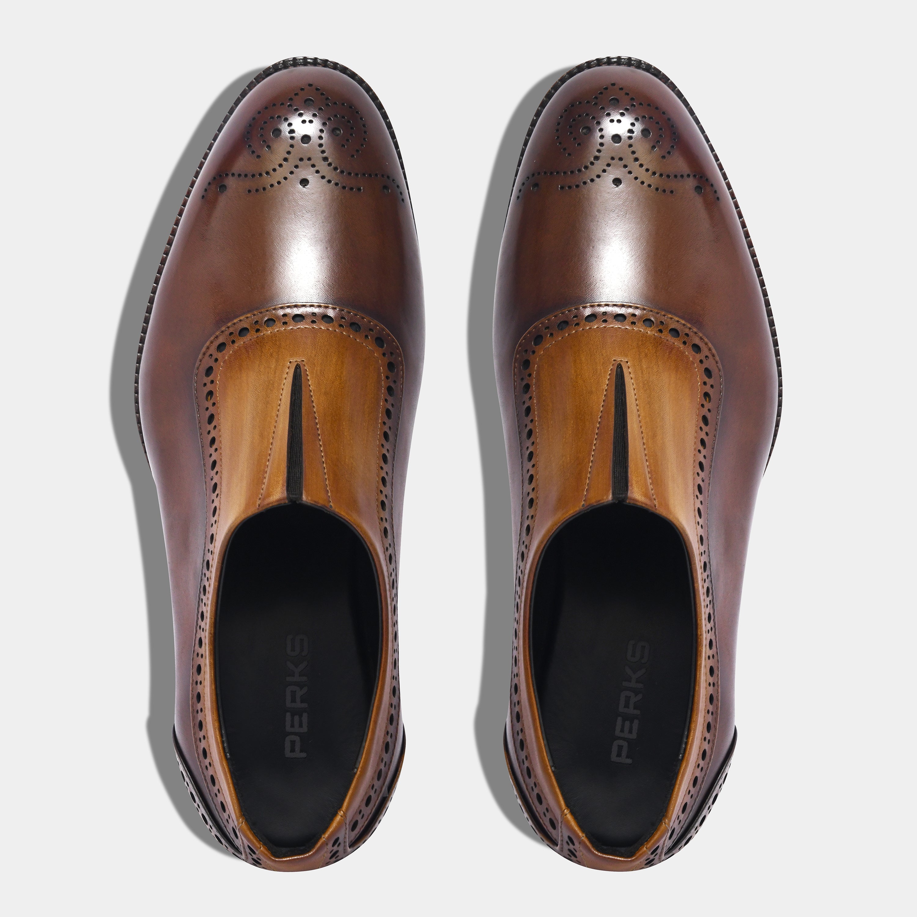 SOLOMONS LOAFER | BROGUE BROWN