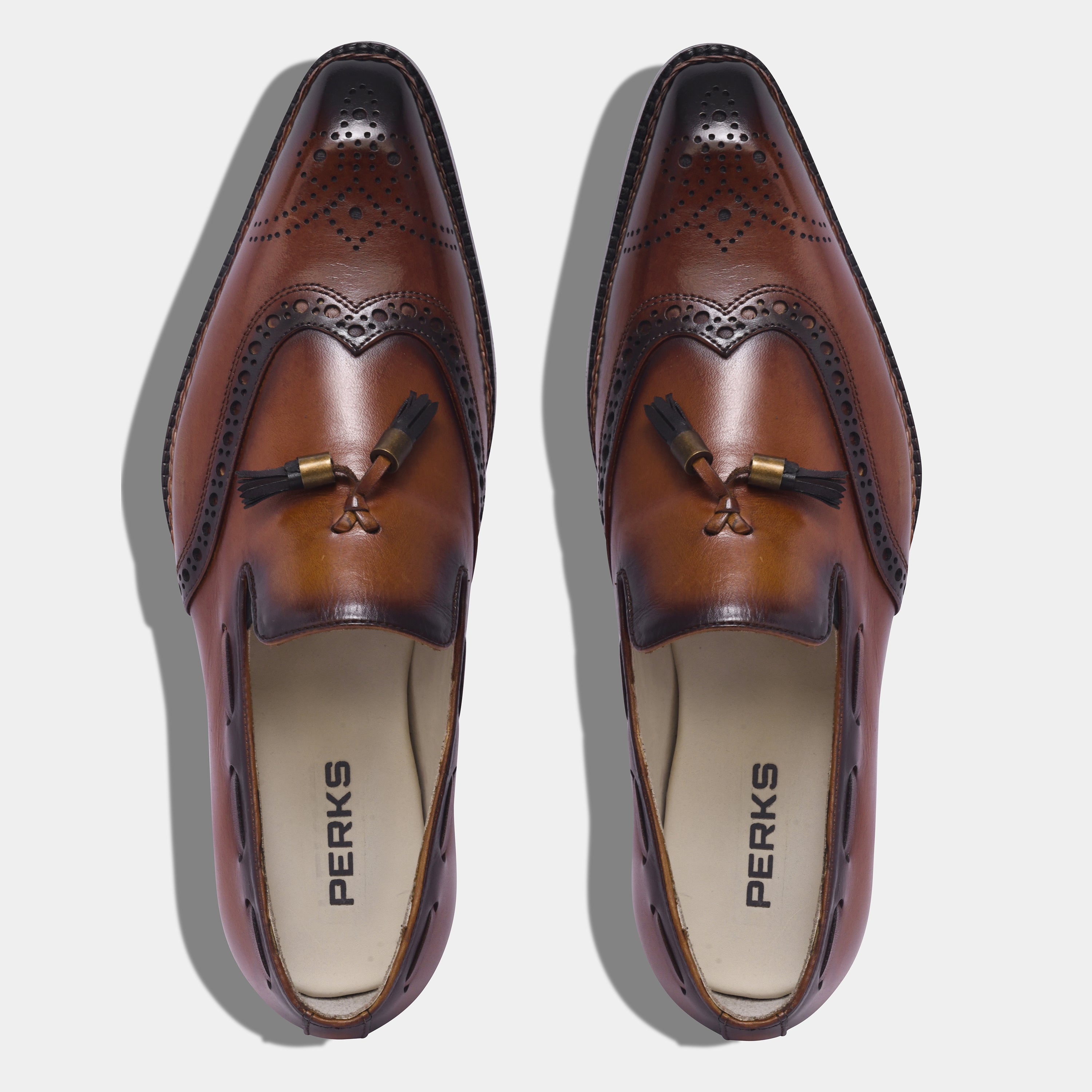 EL CHAPO TASSEL LOAFER | BROGUE BROWN