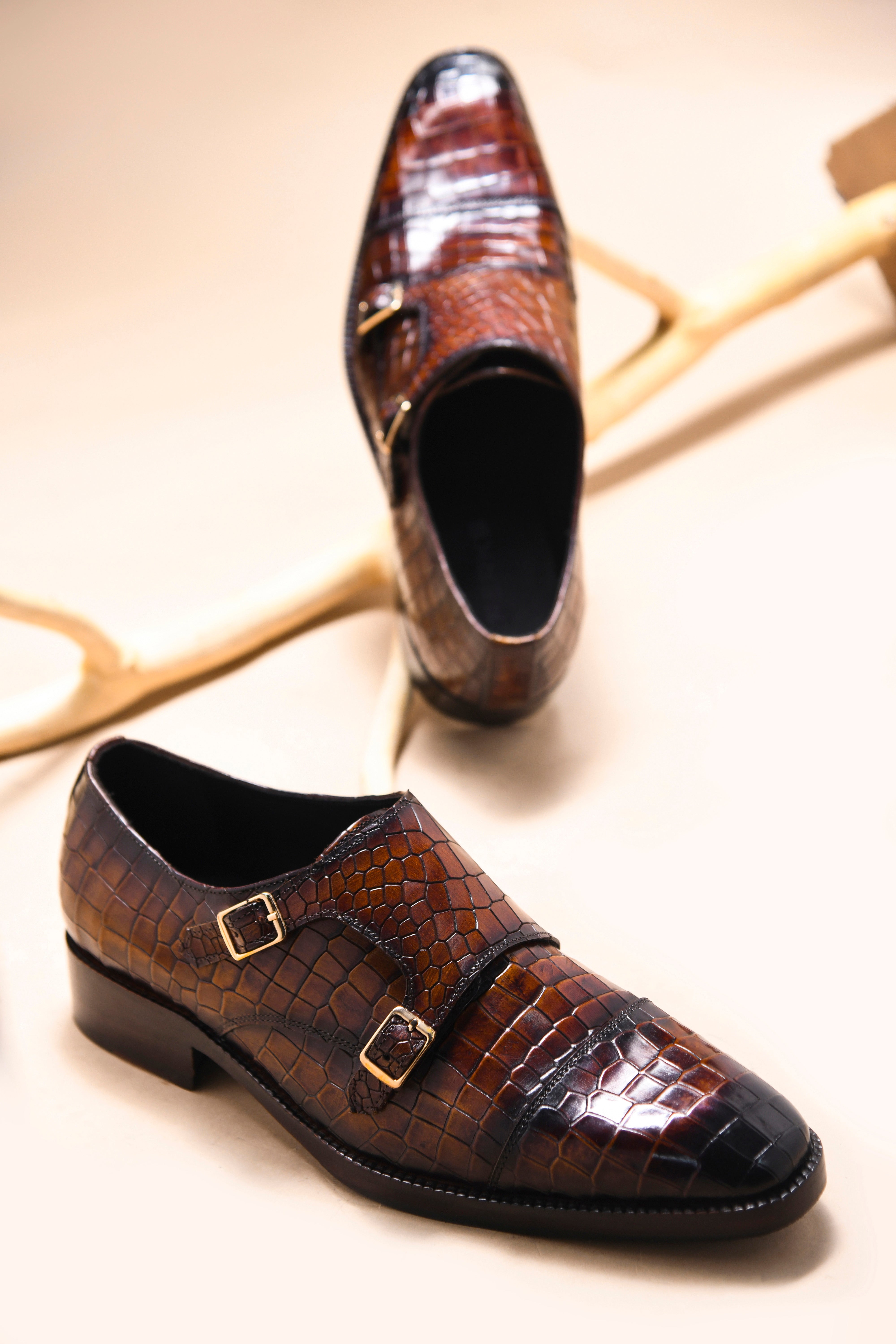 SOLOMONS CROCO MONK | BROWN