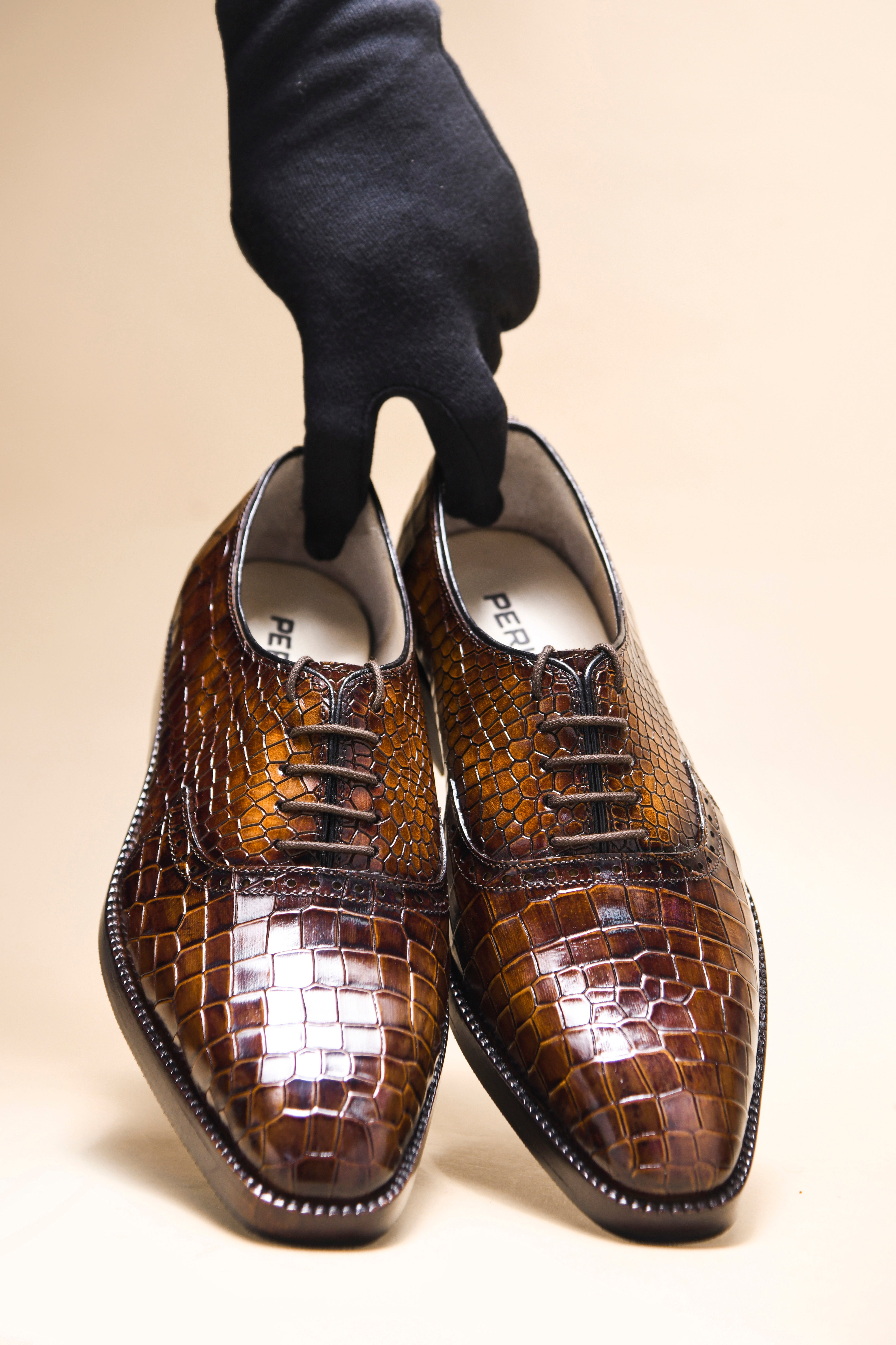 OLD BOY CROCO LACEUP | BROWN