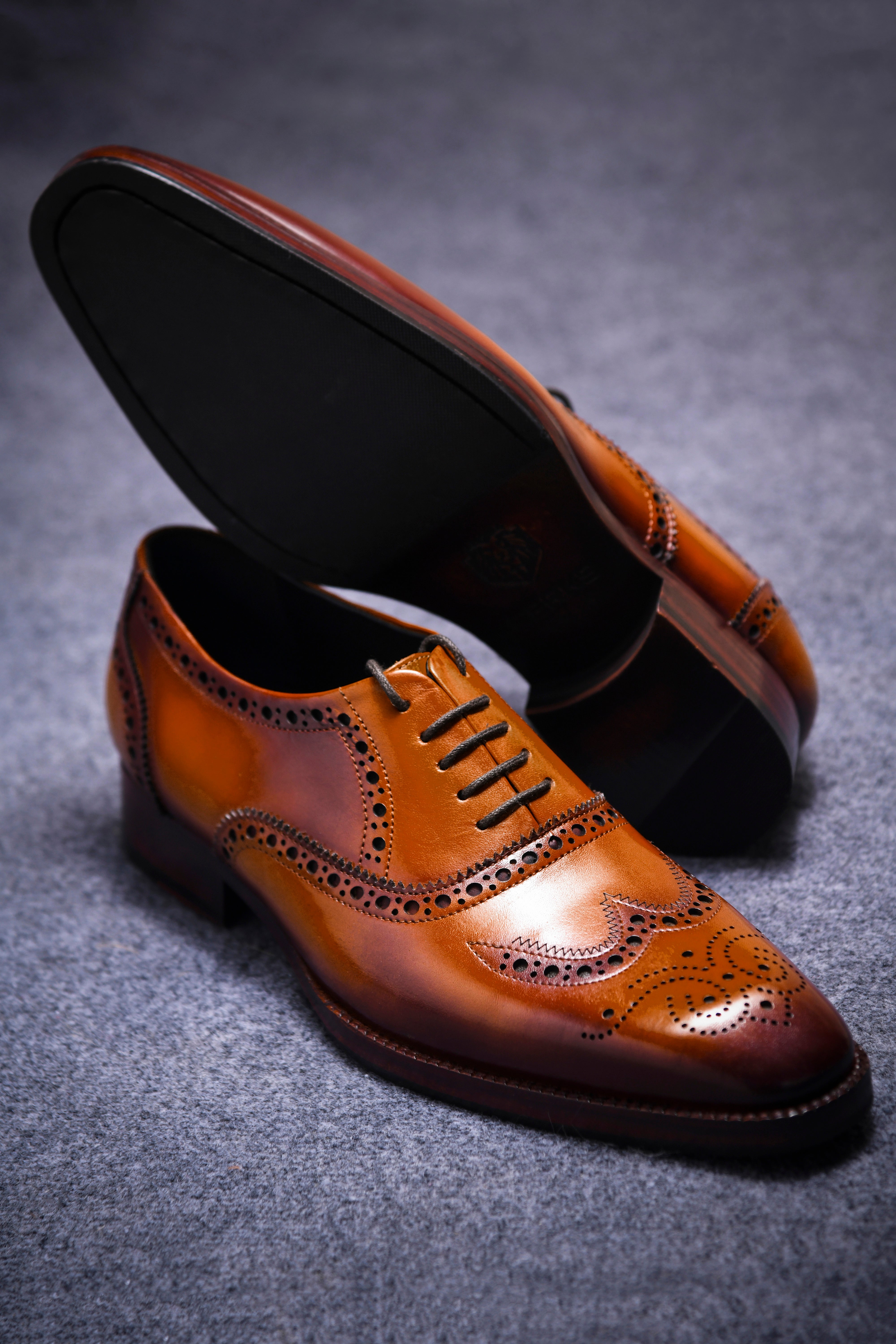 GODFATHER LACEUP | BROGUE TAN