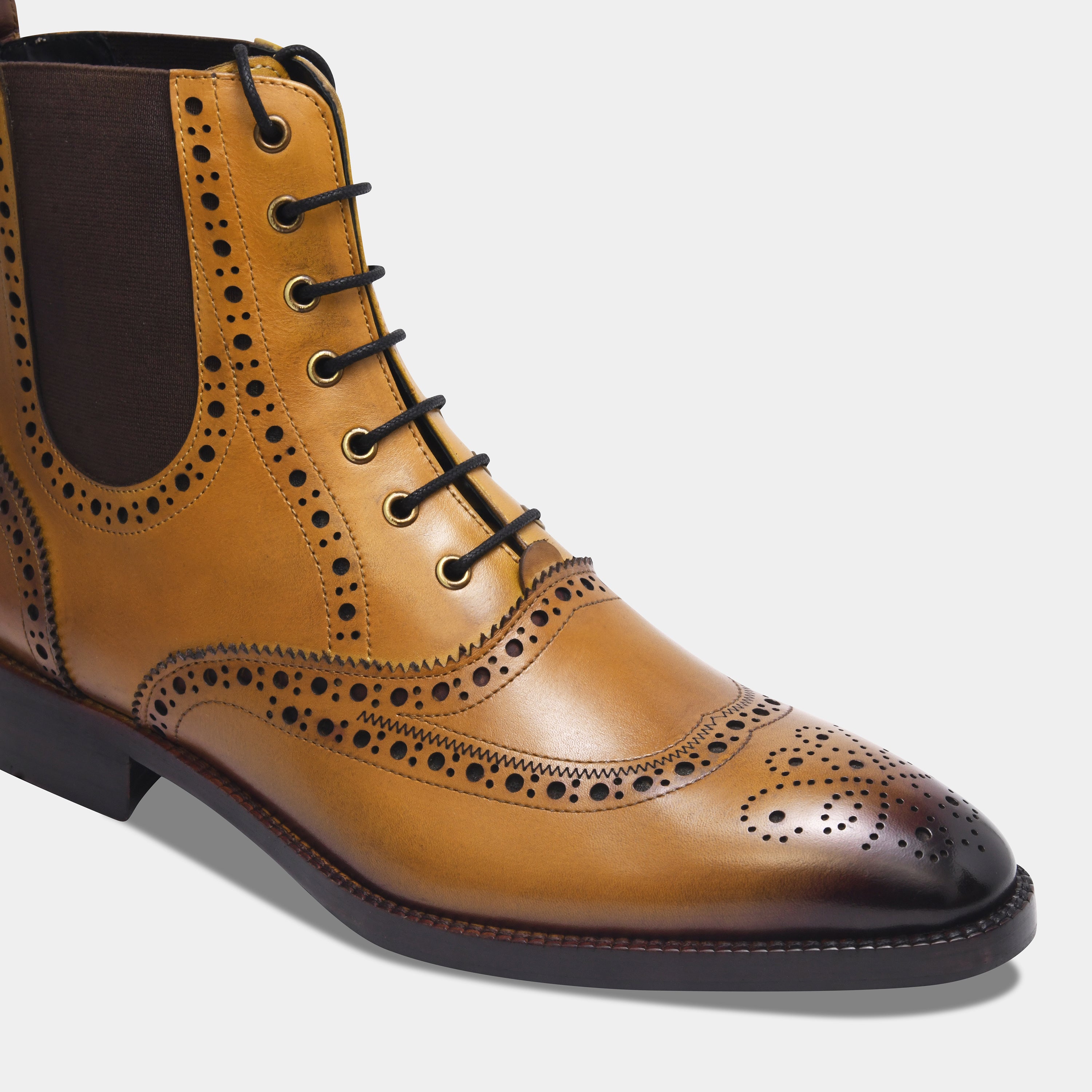 CORLEONE'S BOOT | BROGUE TAN