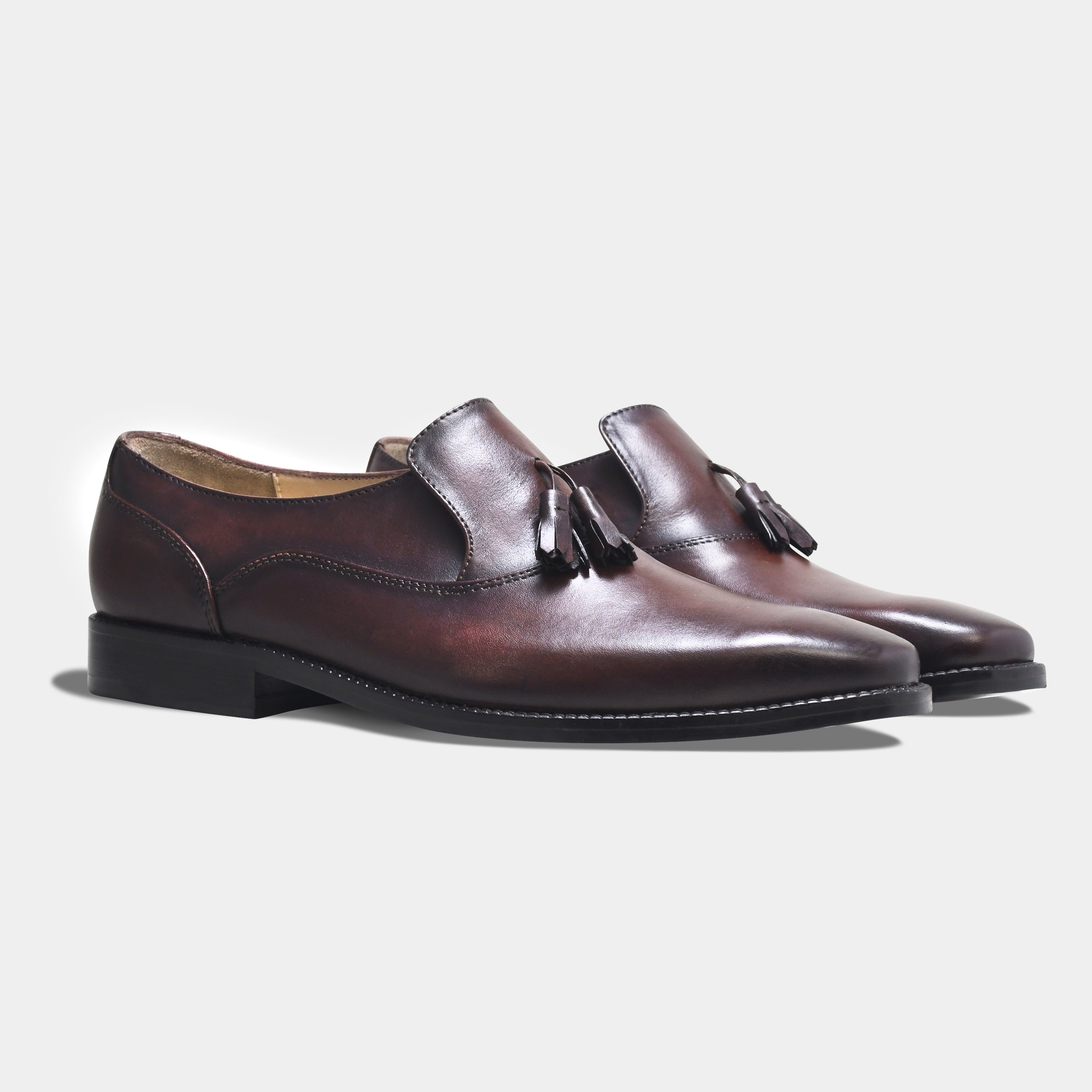 LUCAS TASSEL LOAFER | BROWN