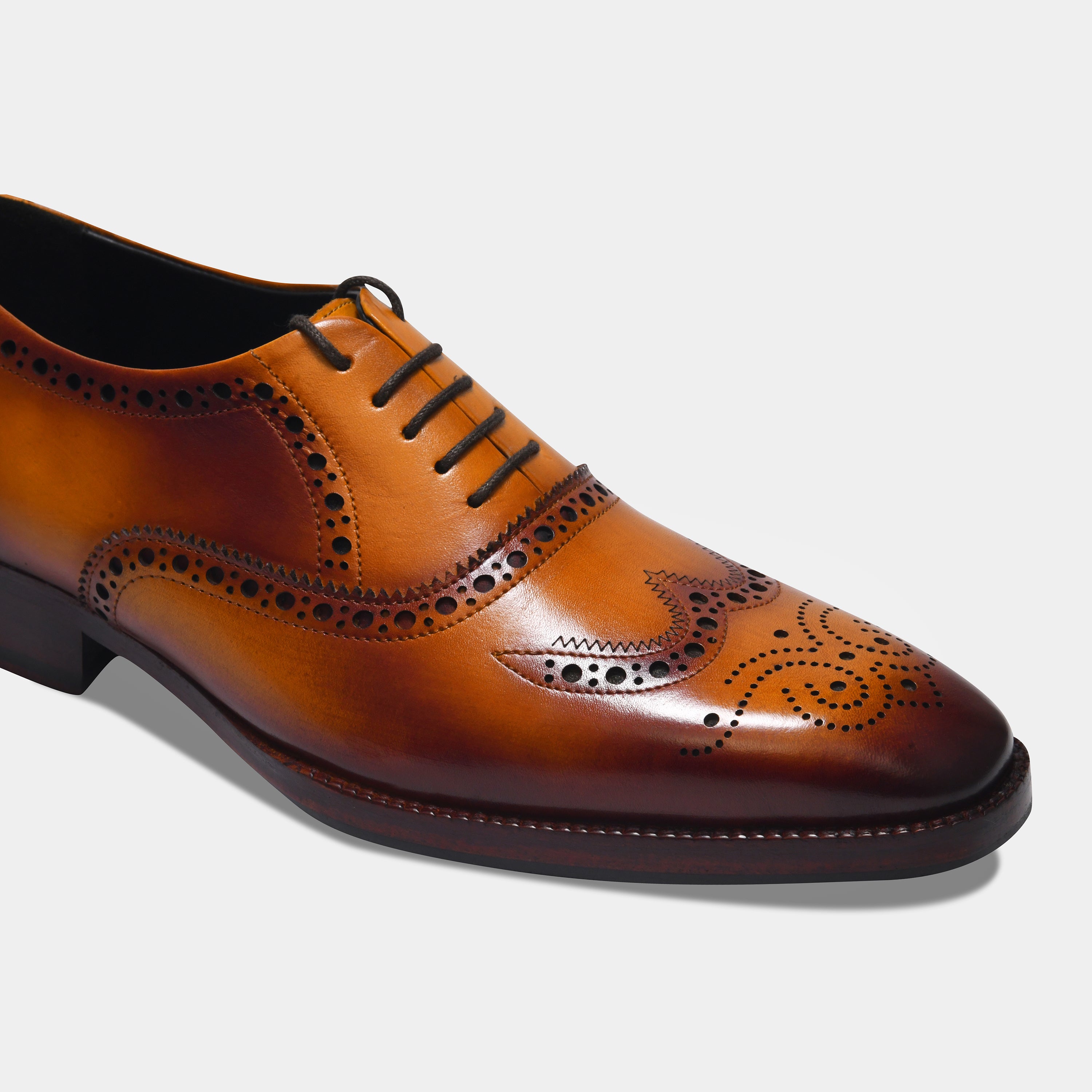 GODFATHER LACEUP | BROGUE TAN