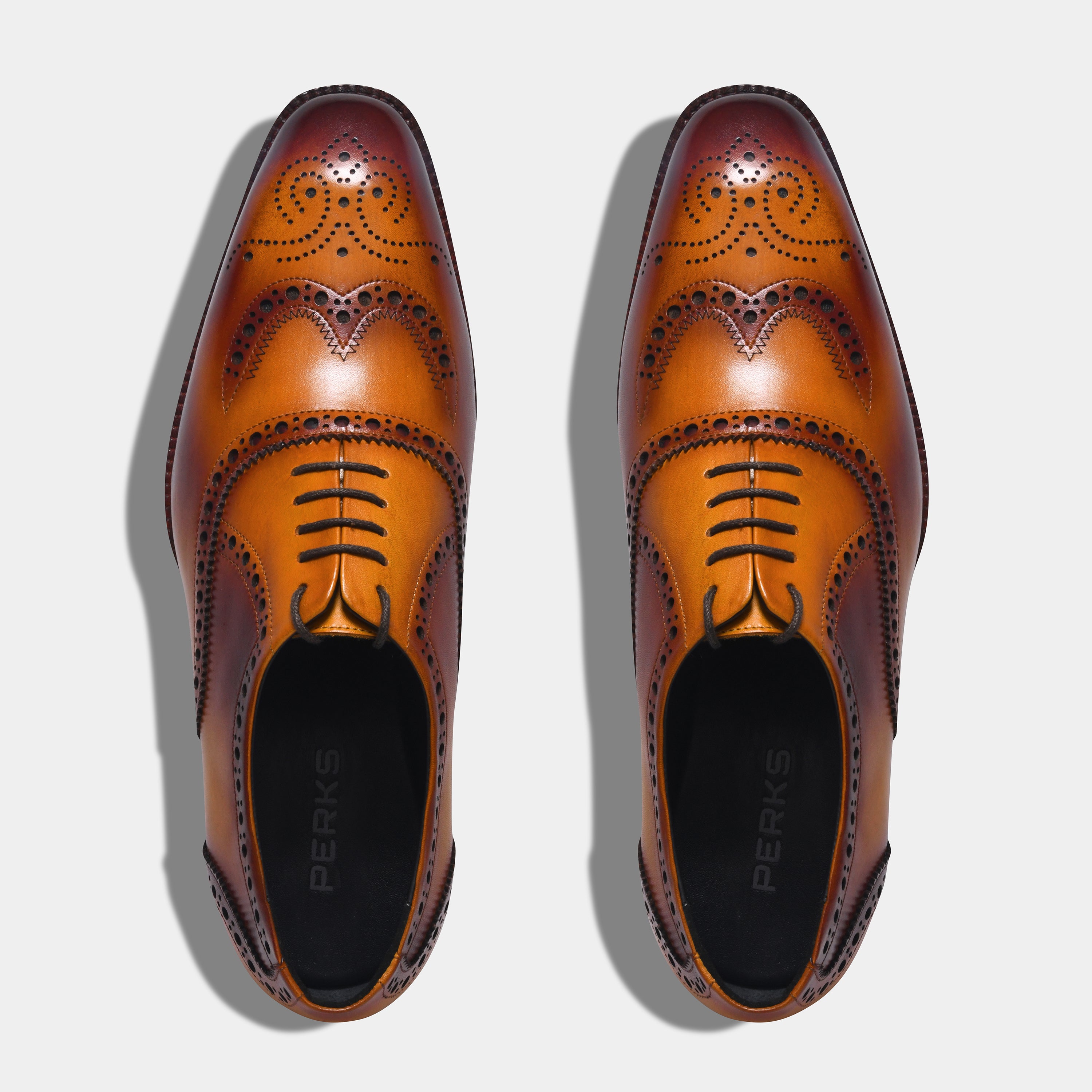 GODFATHER LACEUP | BROGUE TAN