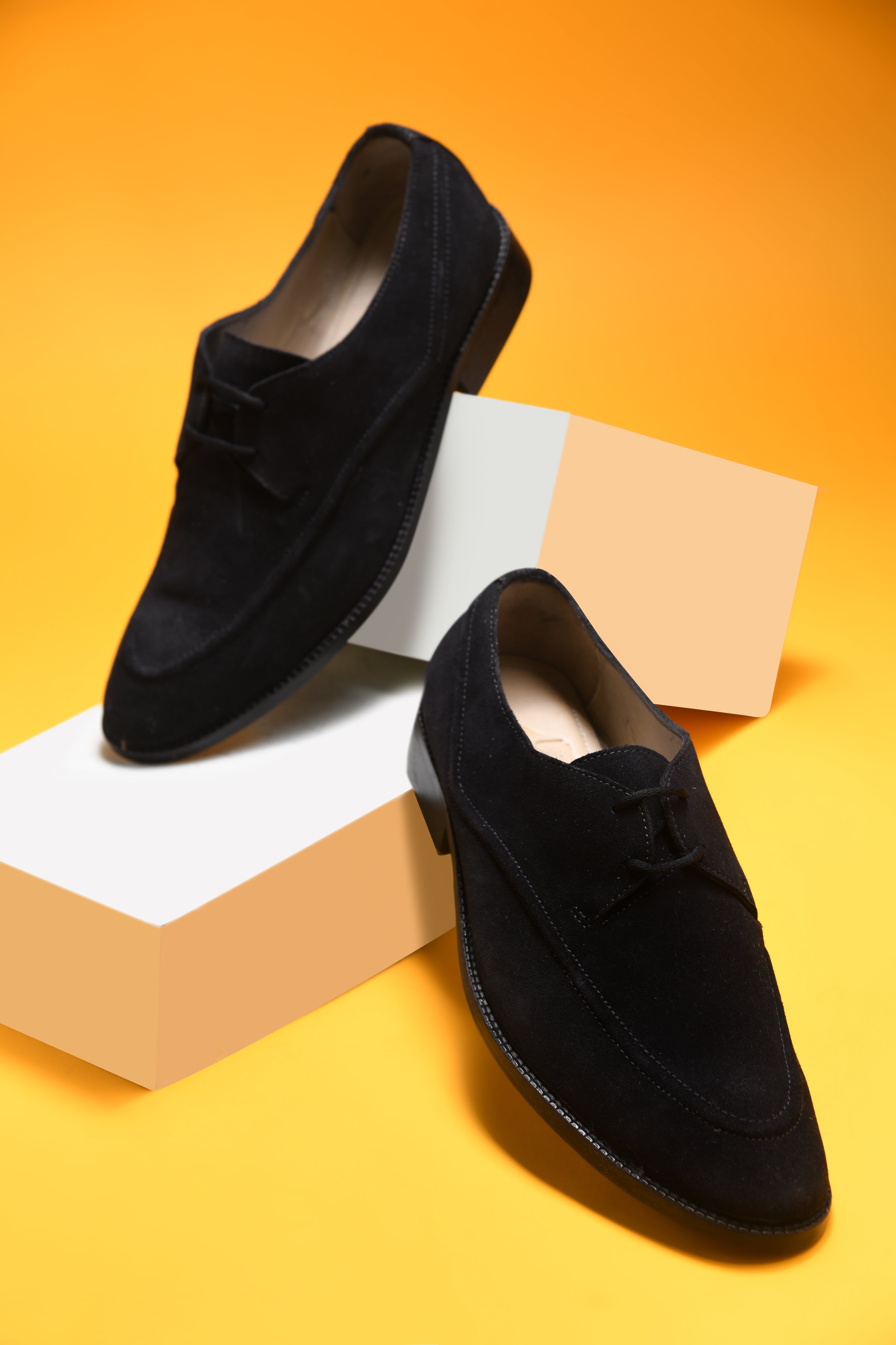 GILBERTO SUEDE LACEUP | BLACK