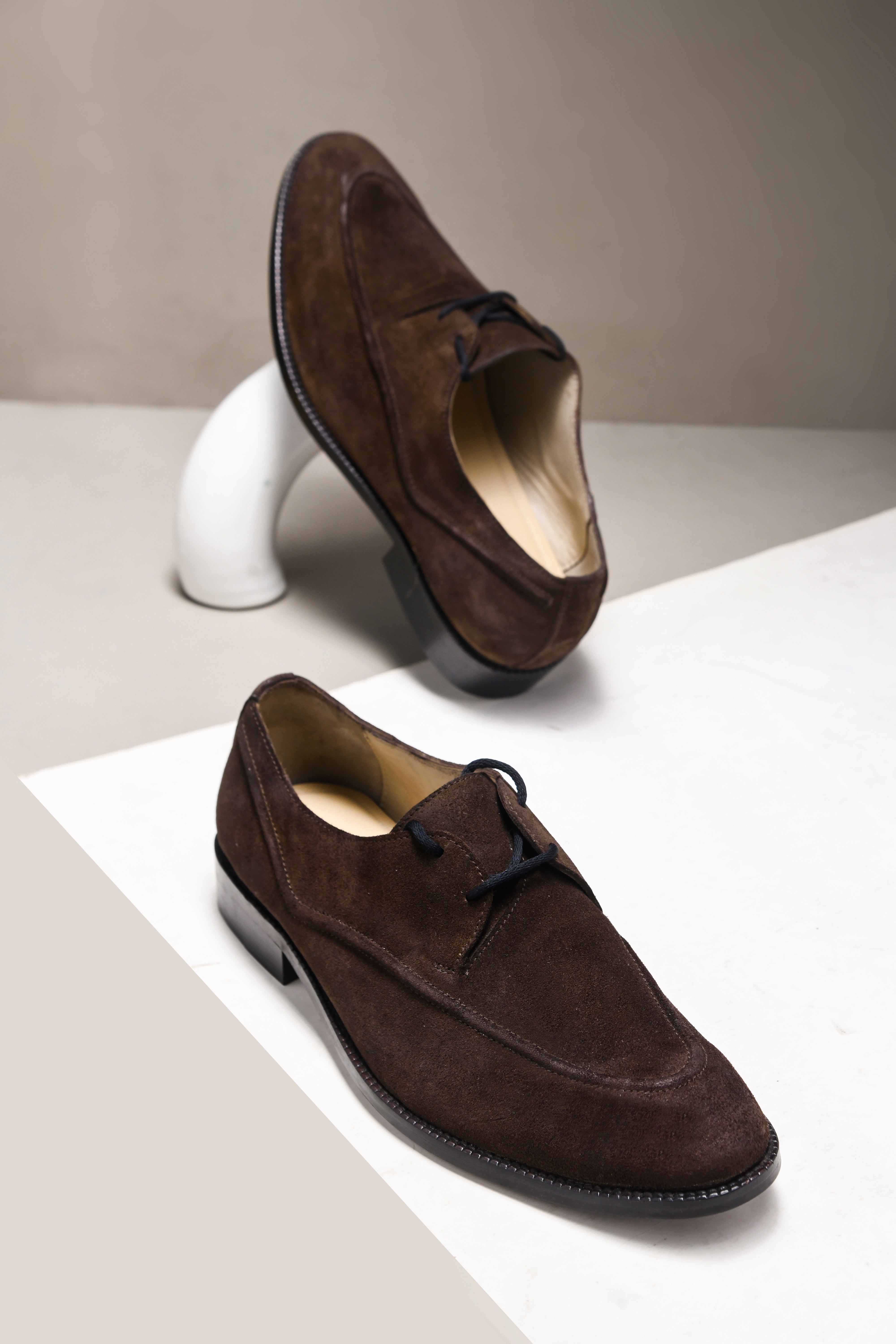 GILBERTO SUEDE LACEUP | BROWN