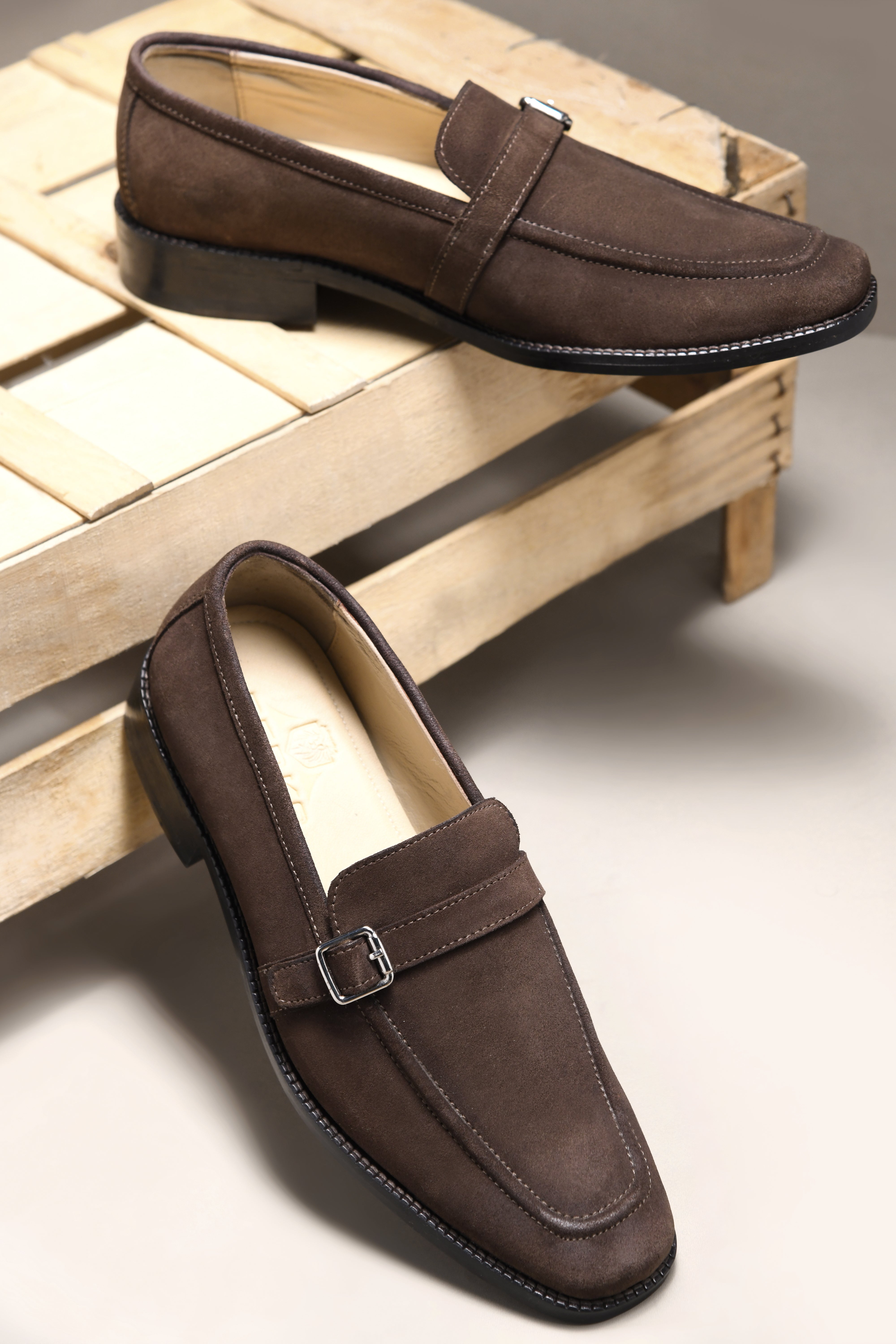 ARTHUR SHELBY SUEDE LOAFER | BROWN