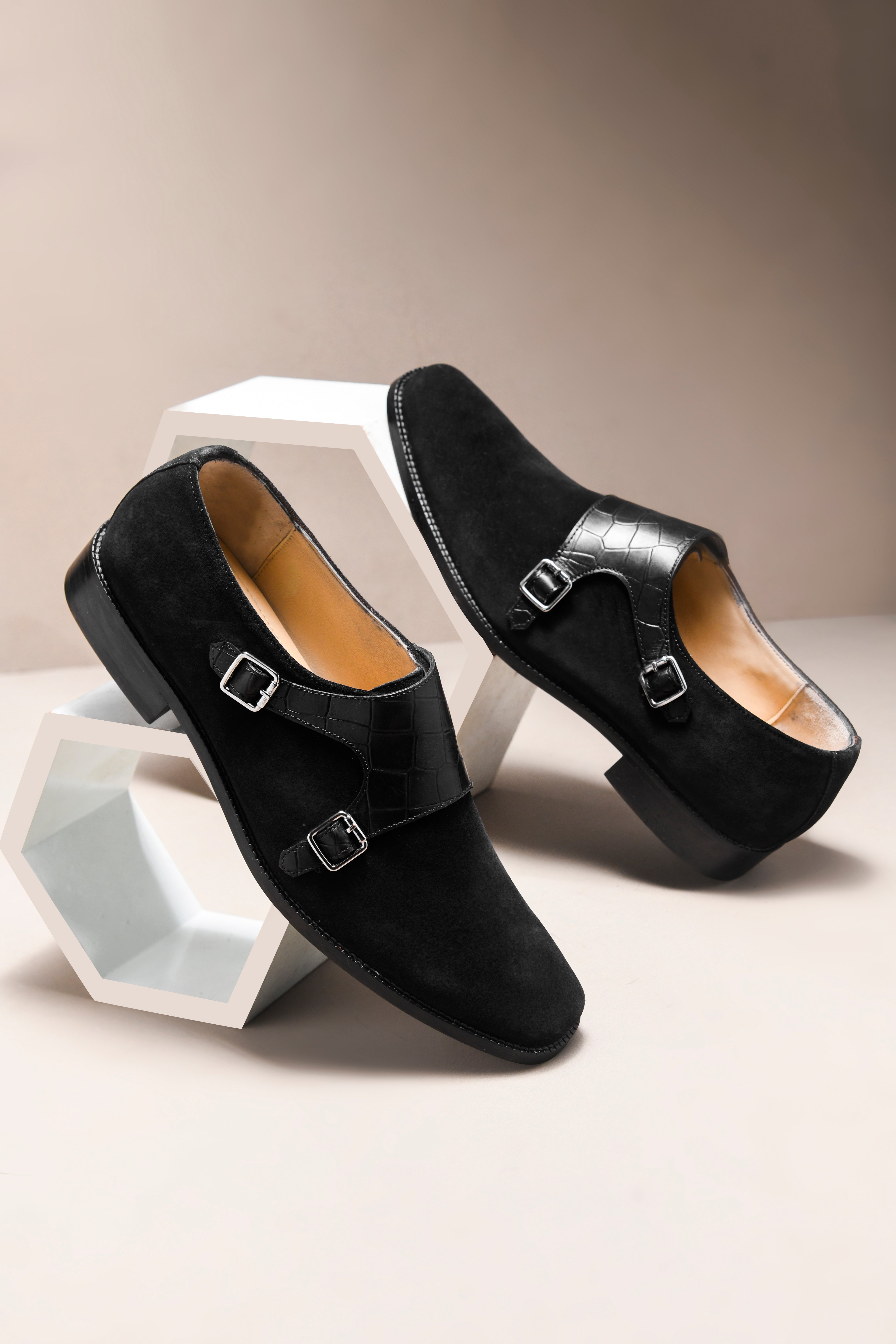 CORLEONE'S SUEDE MONK | BLACK