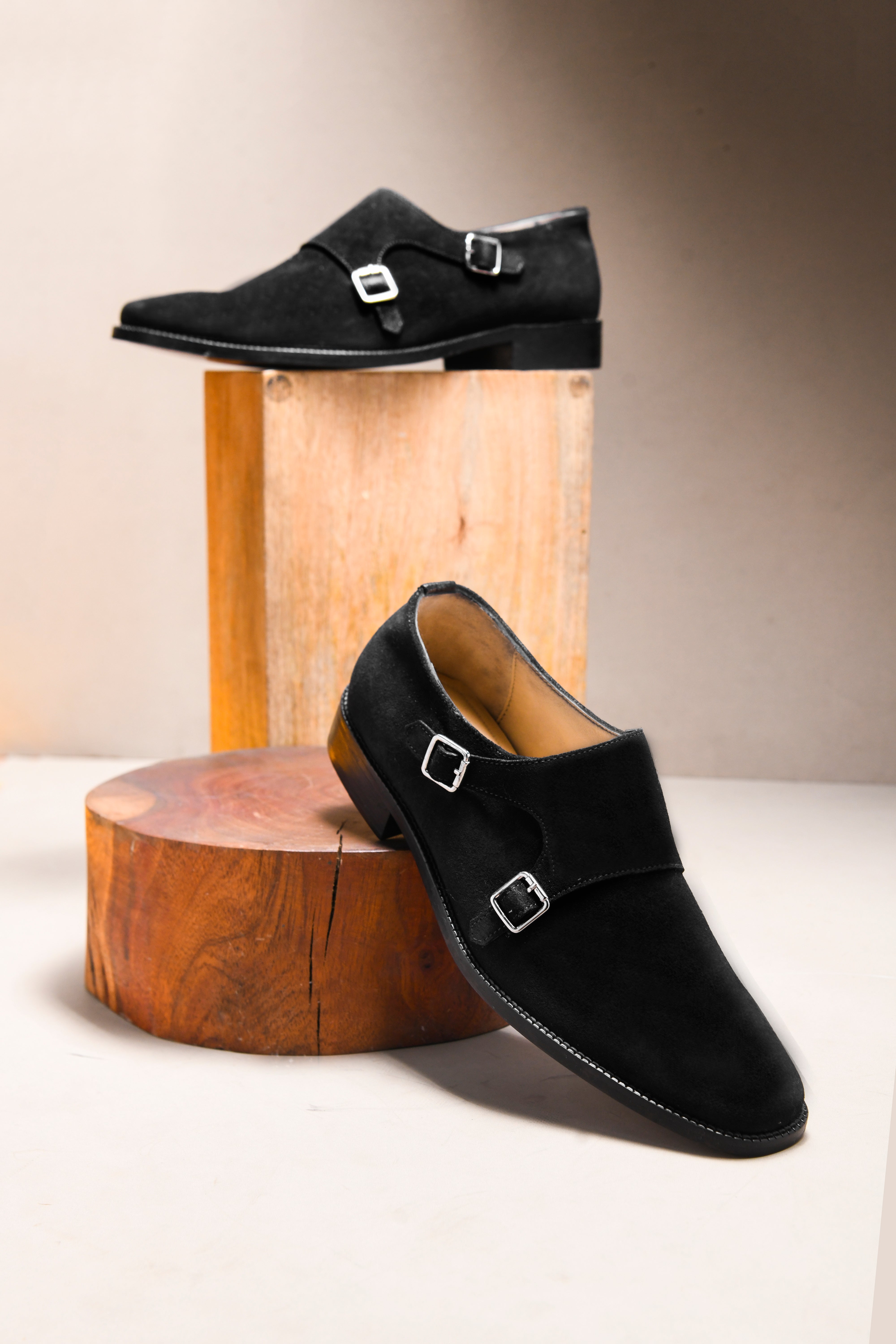 CORLEONE'S SUEDE MONK | FULL BLACK