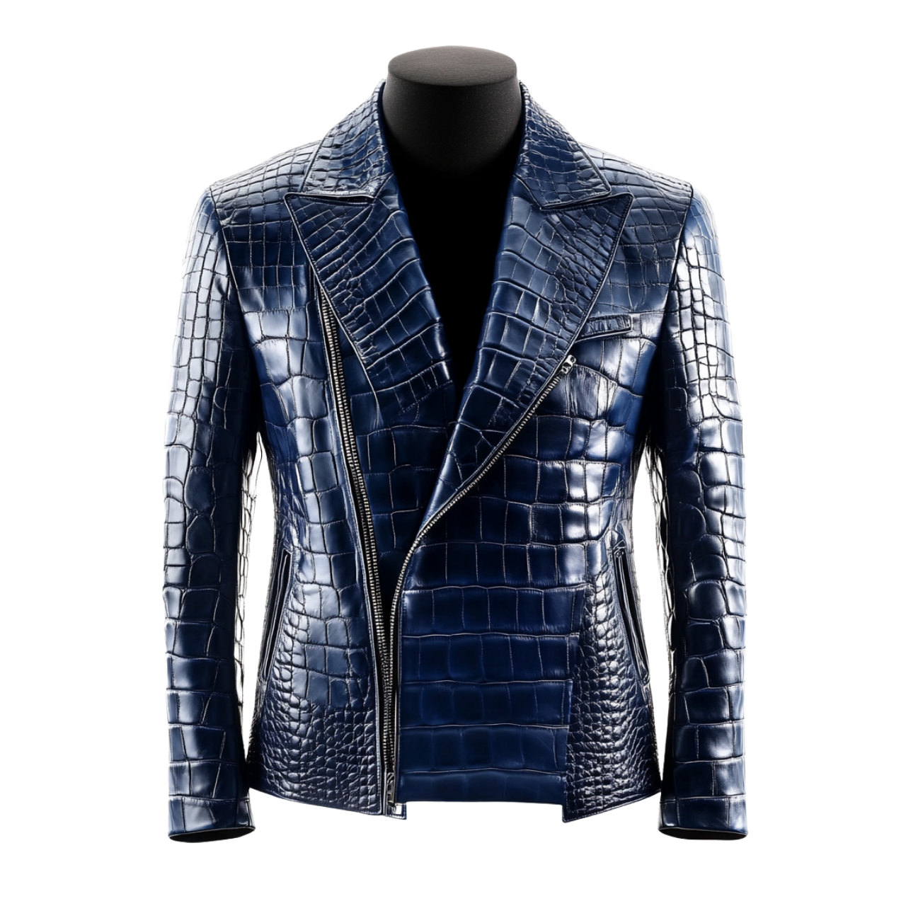 EL CHAPO CROCO COAT | BLUE