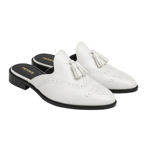 GODFATHER MULE | WHITE