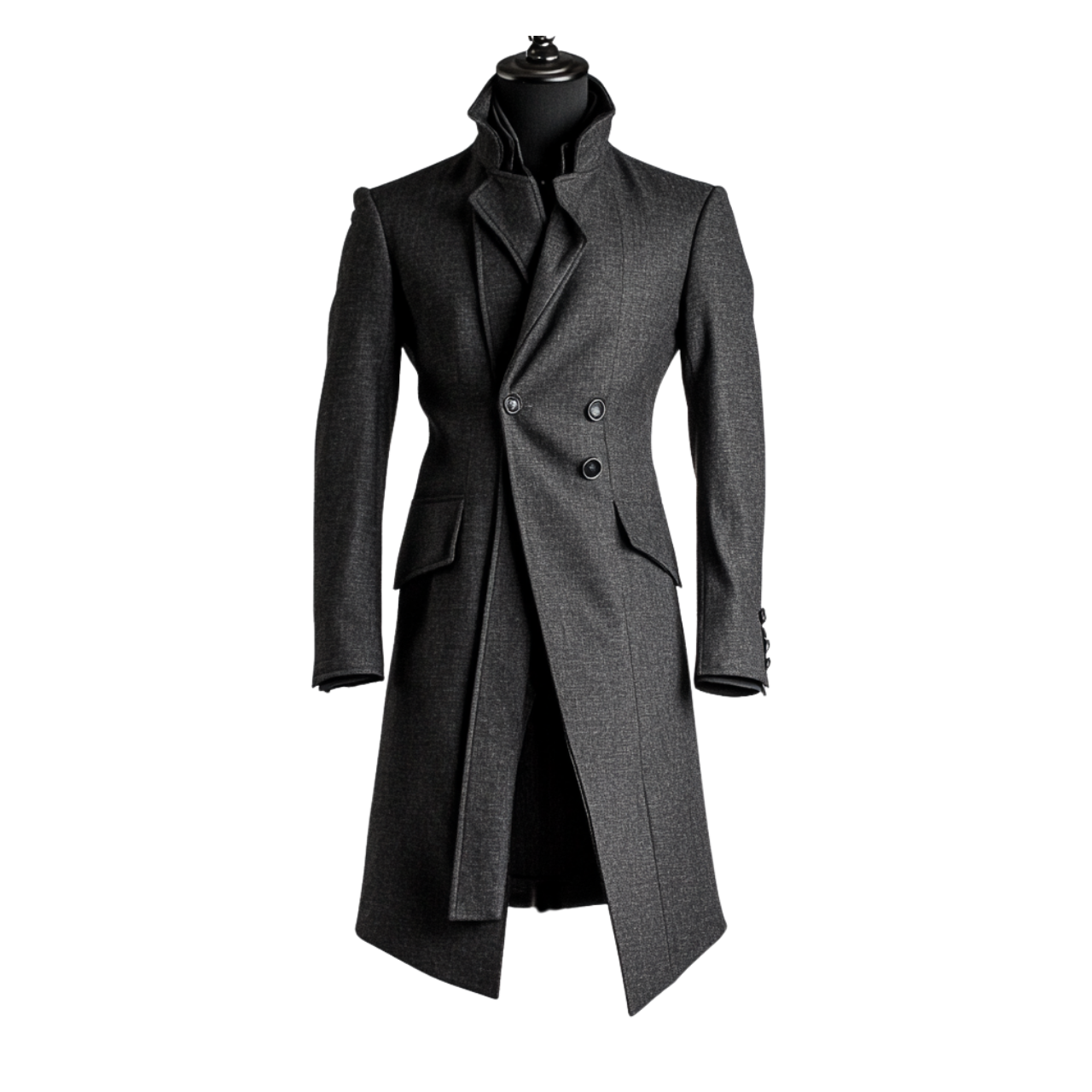 LUCIFER LONG COAT | GREY