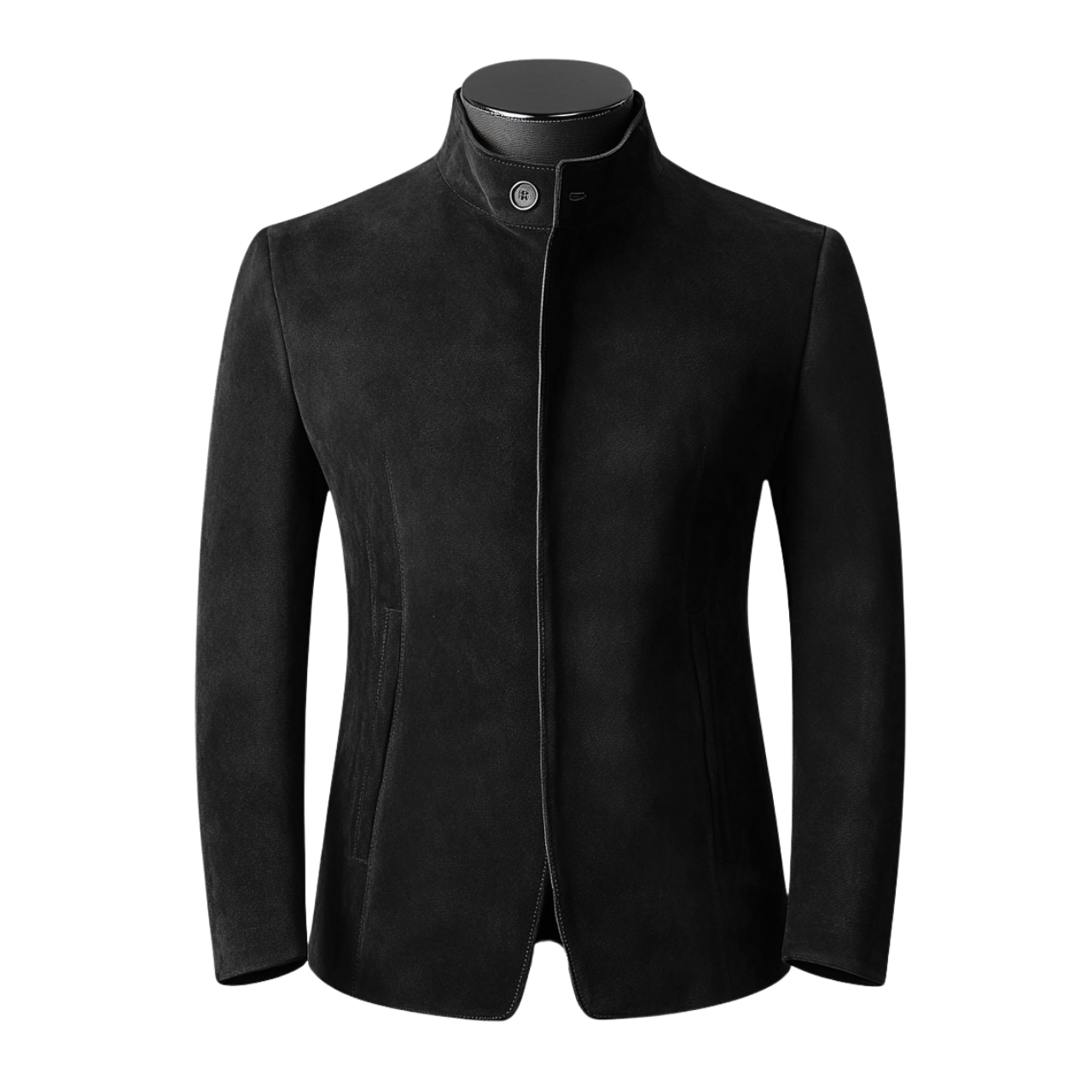 PACHO SUEDE JACKET | BLACK