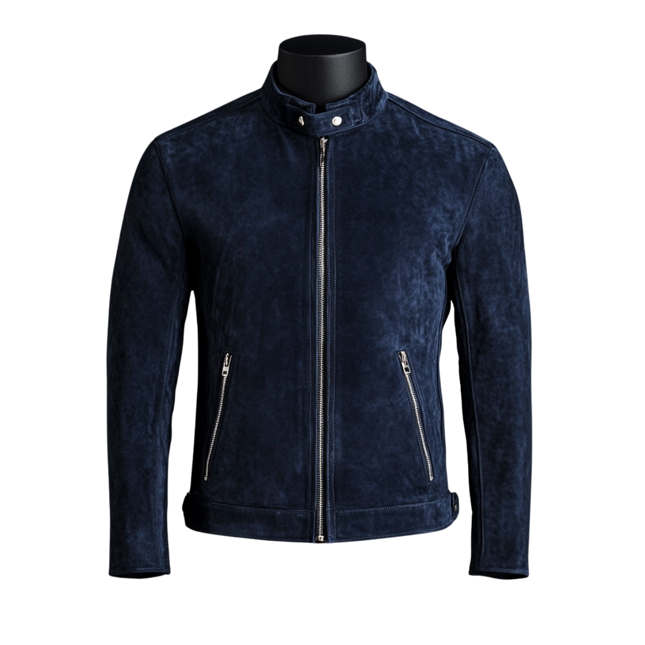 SOLOMONS SUEDE JACKET | BLUE