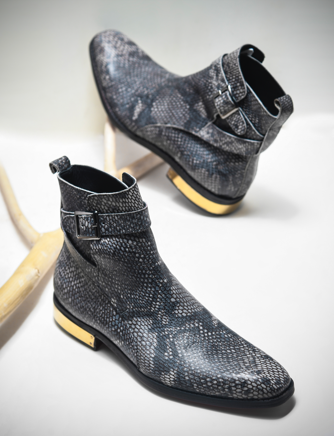 Hellequin SNAKE BOOT | GREY