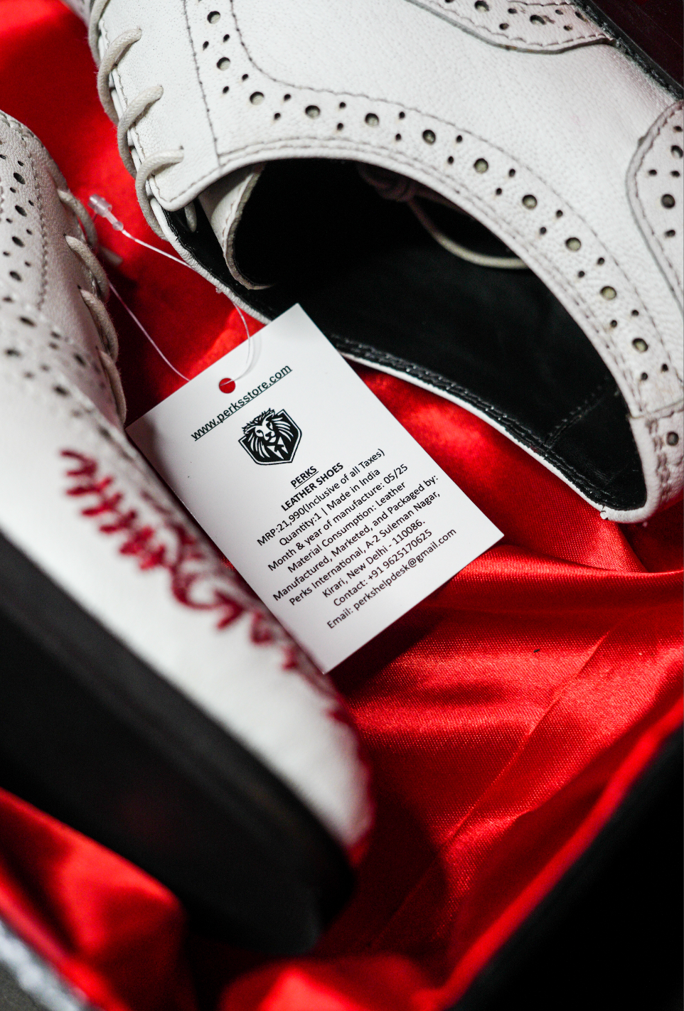 DEVITO EMBROIDERY LACEUP | WHITE