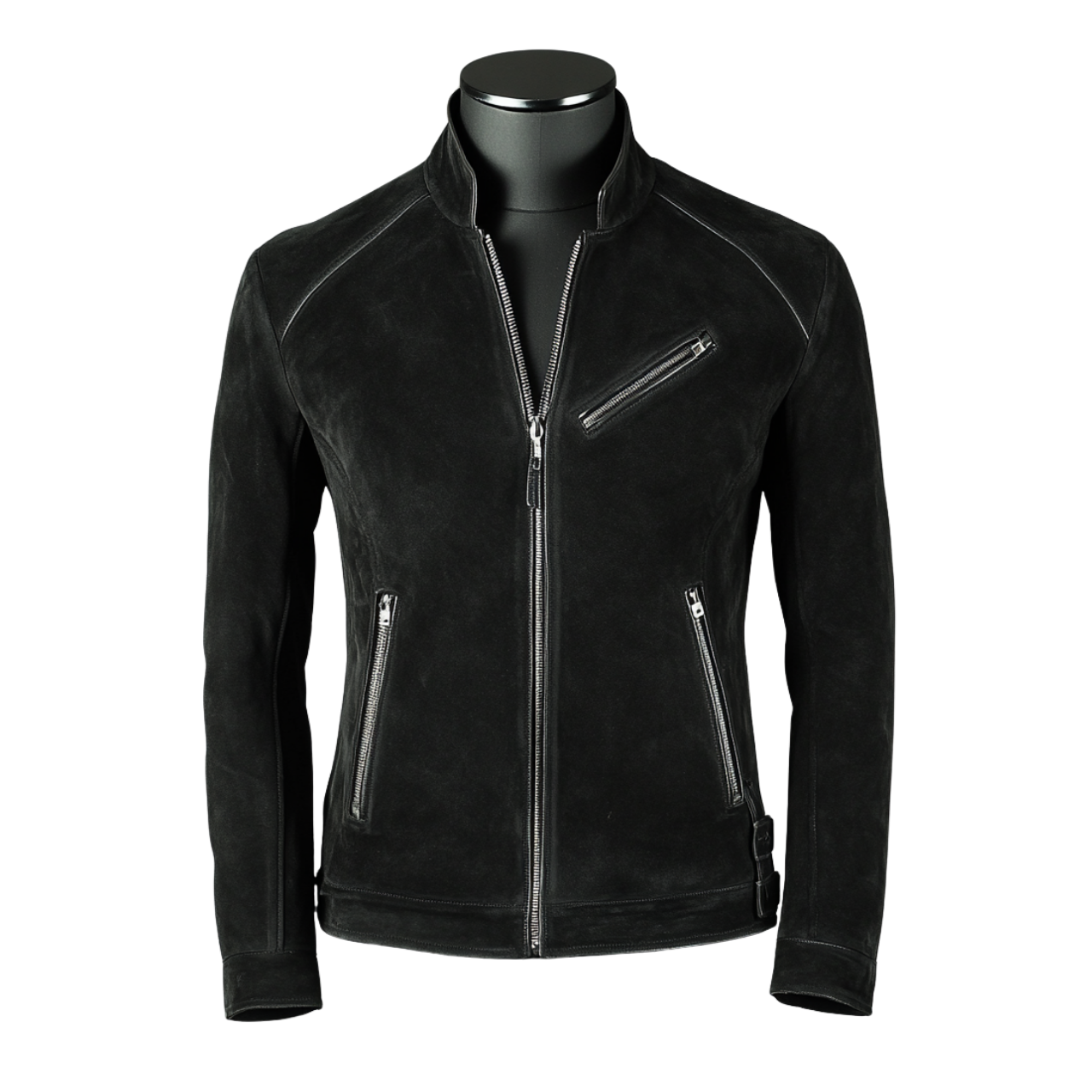 VINCENT SUEDE JACKET | BLACK