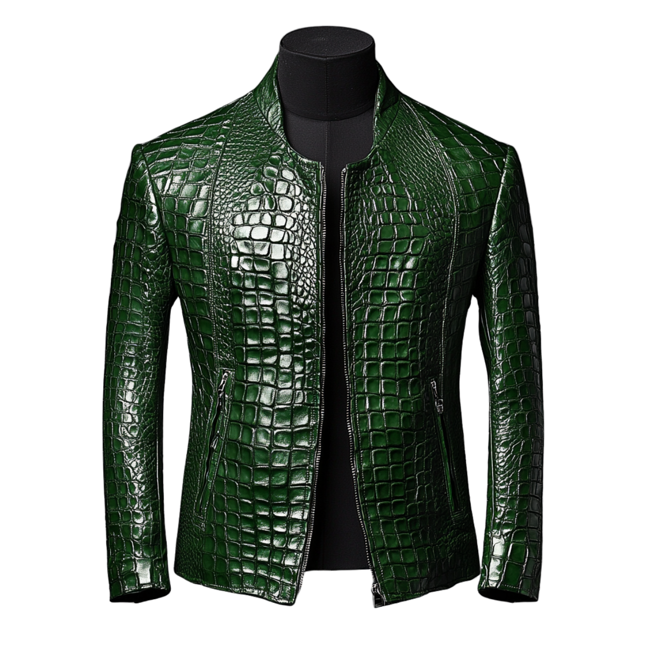 WALTER CROCO JACKET | GREEN