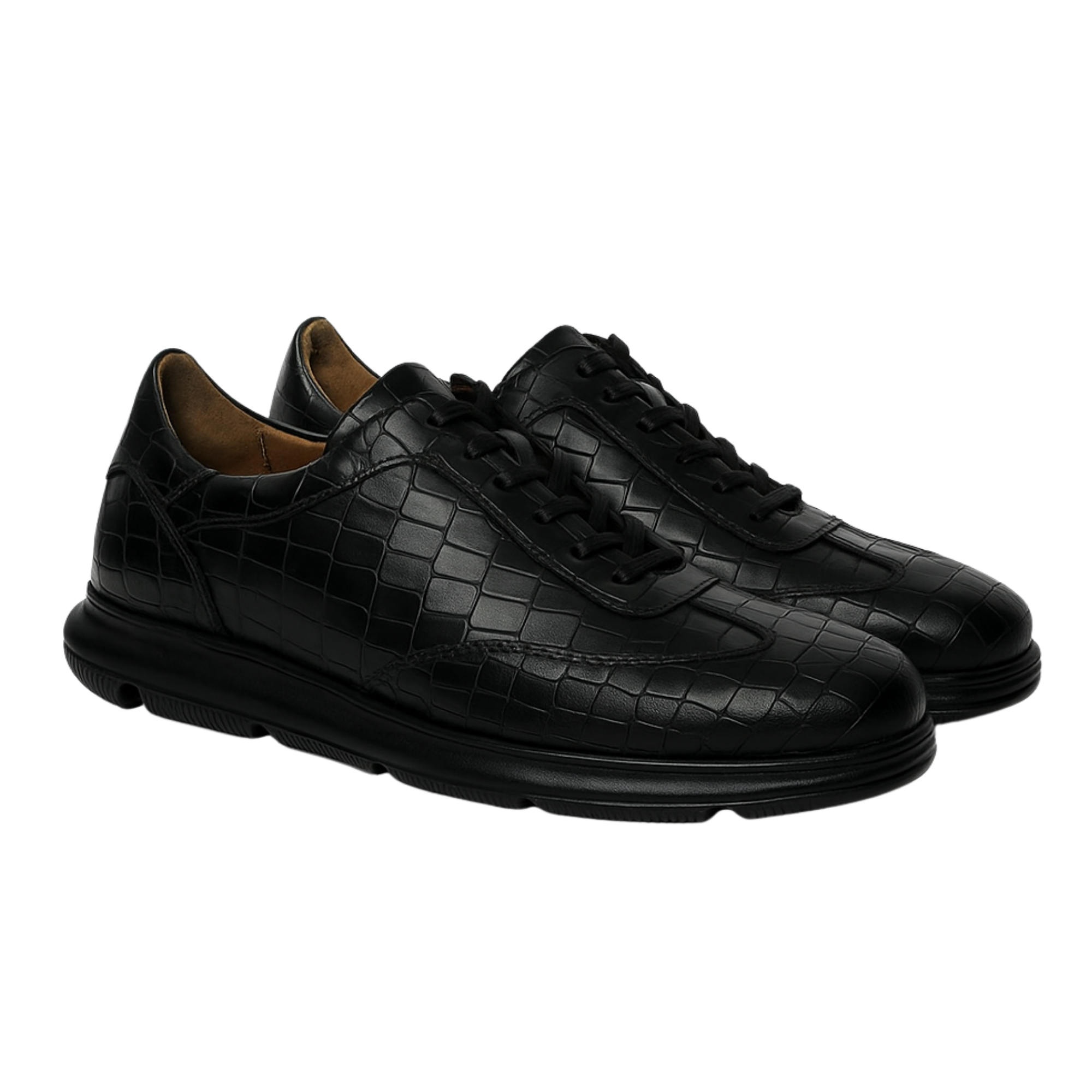 LA FAMILIA SNEAKER | CROCO BLACK