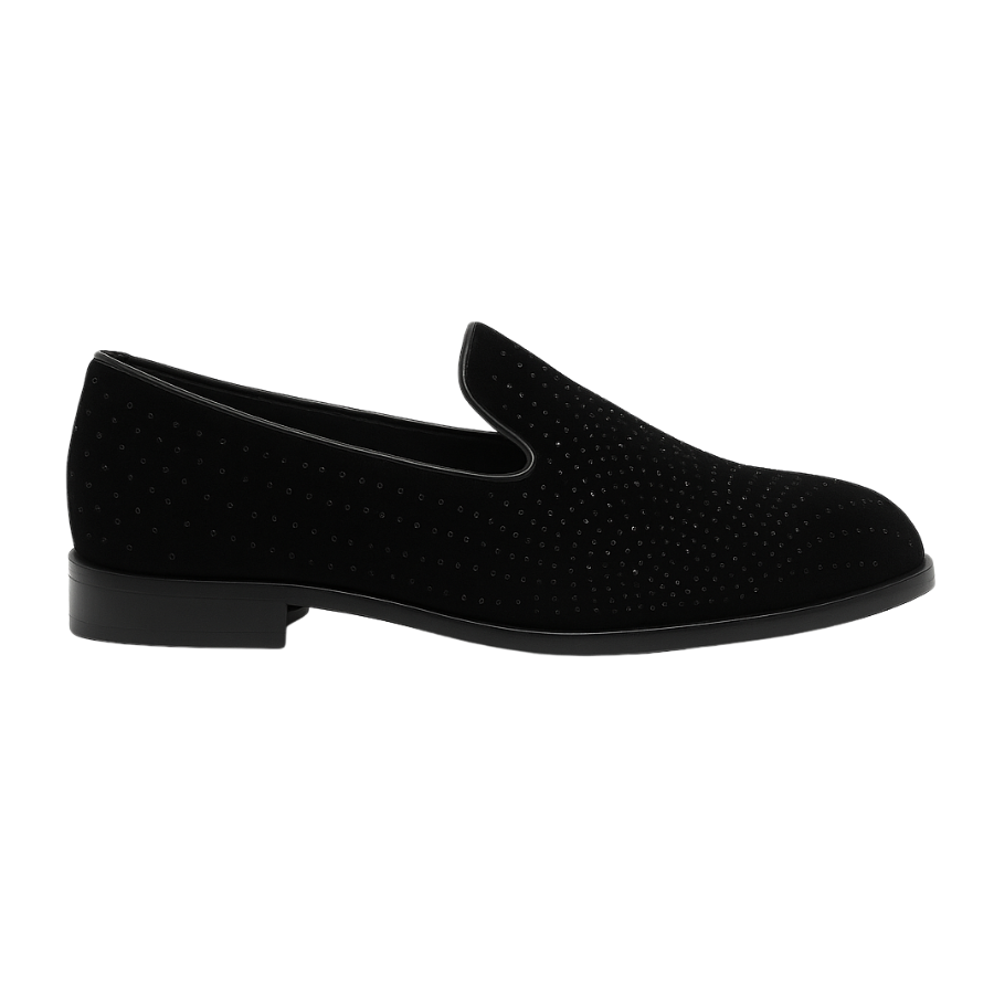 DON MILANO EMBROIDERY LOAFER | BLACK