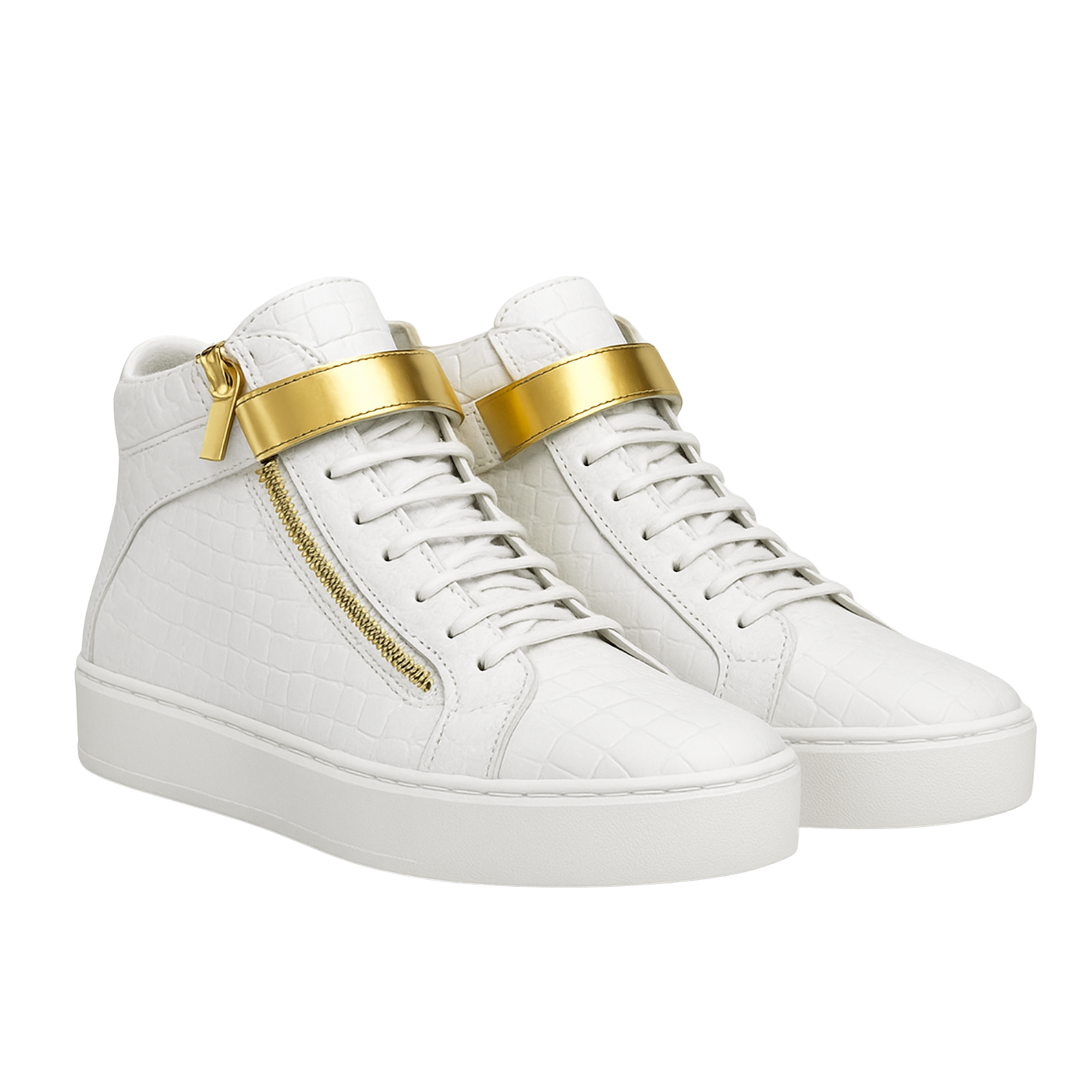 DON GALLO HIGH SNEAKER |WHITE
