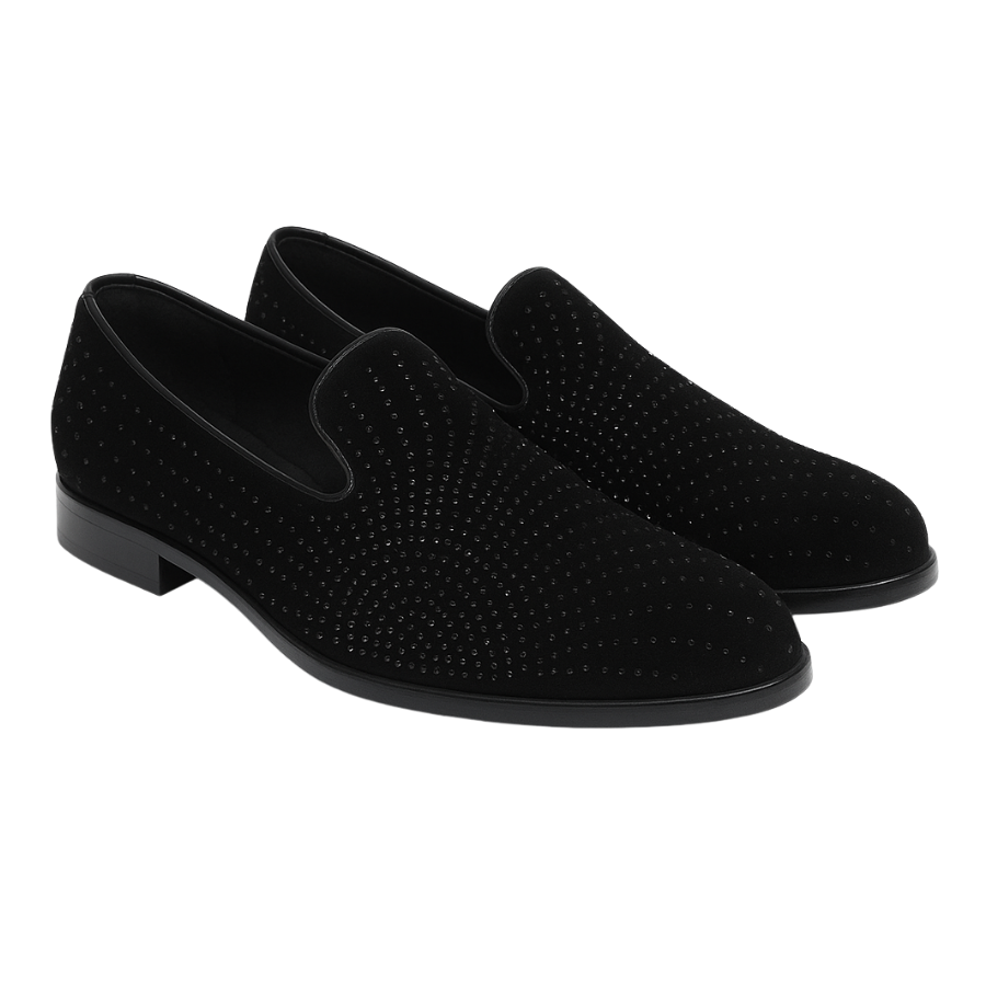 DON MILANO EMBROIDERY LOAFER | BLACK