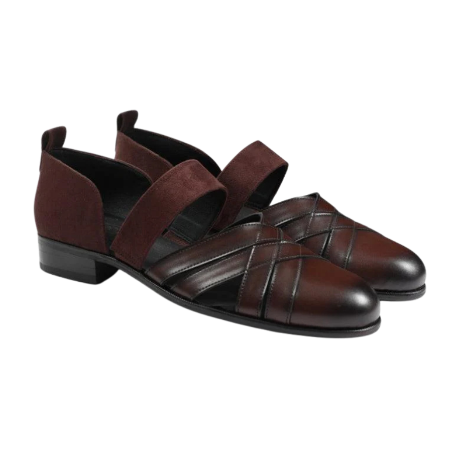 DON GALLO EMBROIDERY SANDAL | BROWN
