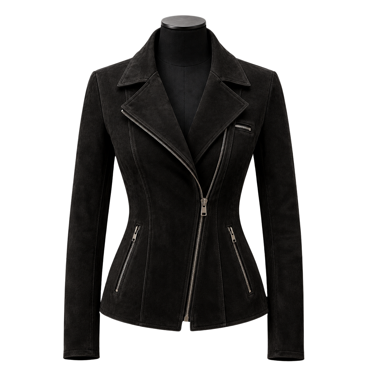 LA REINA SUEDE JACKET | BLACK