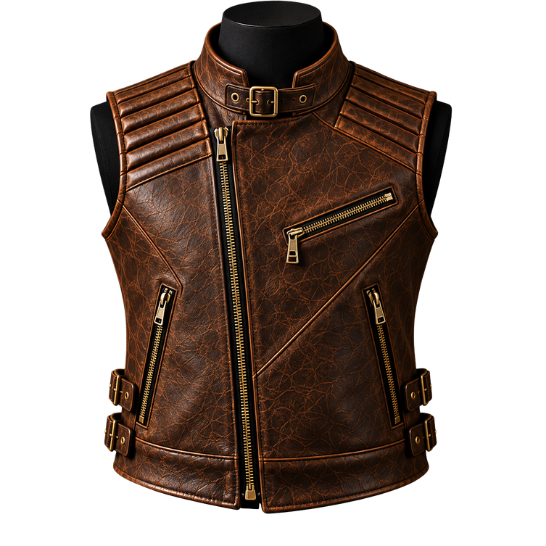 RIVIERA VEST | BROWN