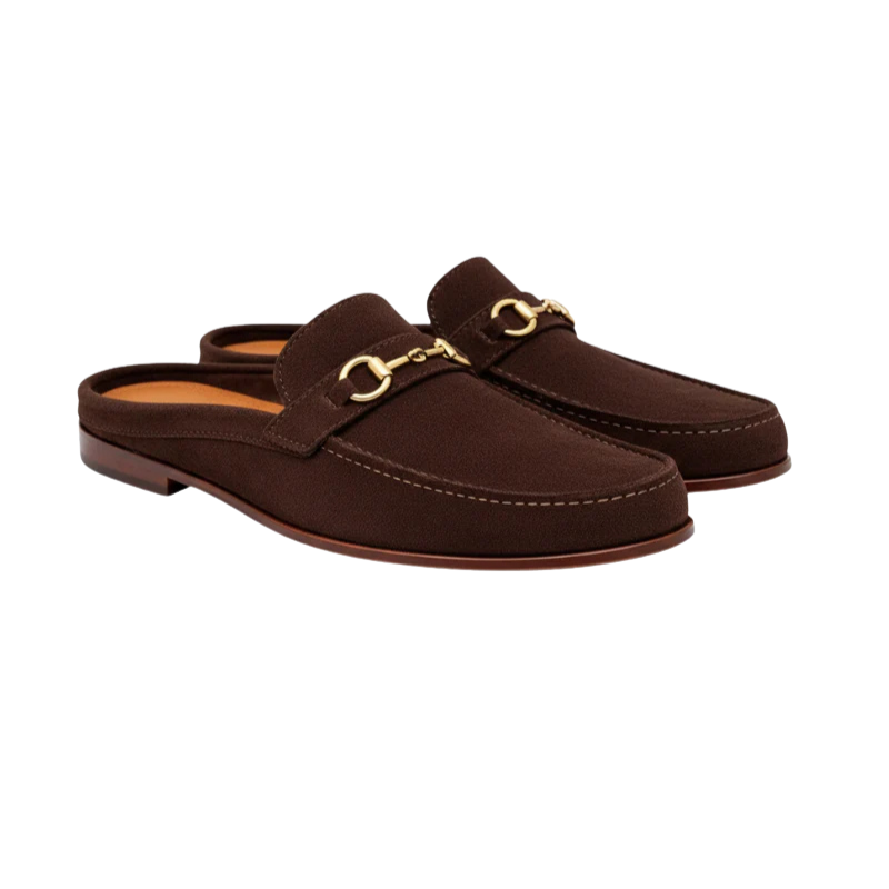 Reckless Baron Suede Mule | Brown