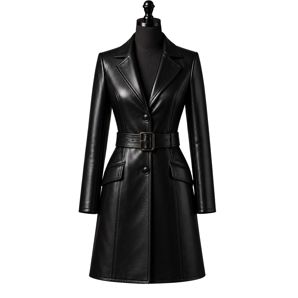 THE BOSS LONG COAT | BLACK