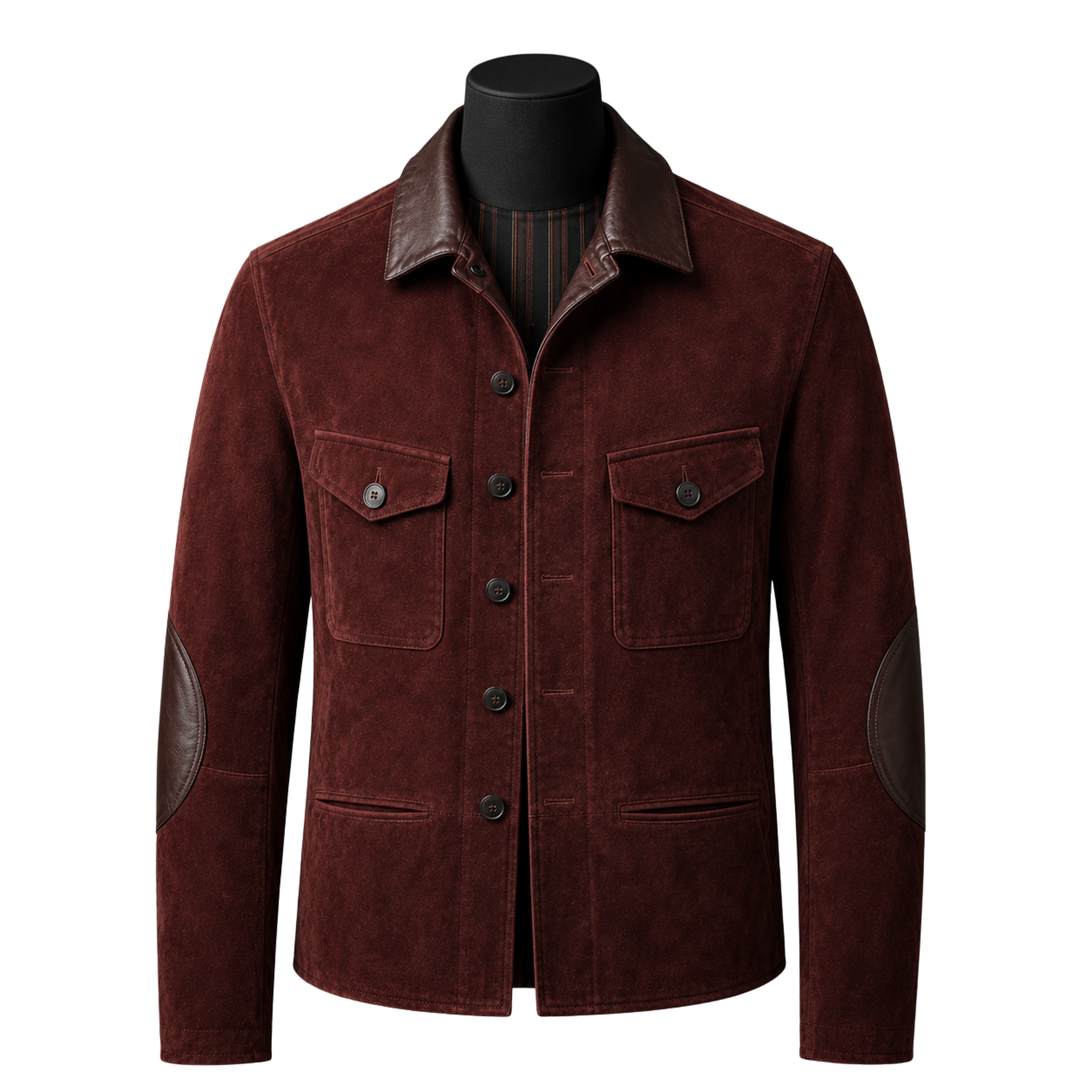 VALOR SUEDE JACKET | RED