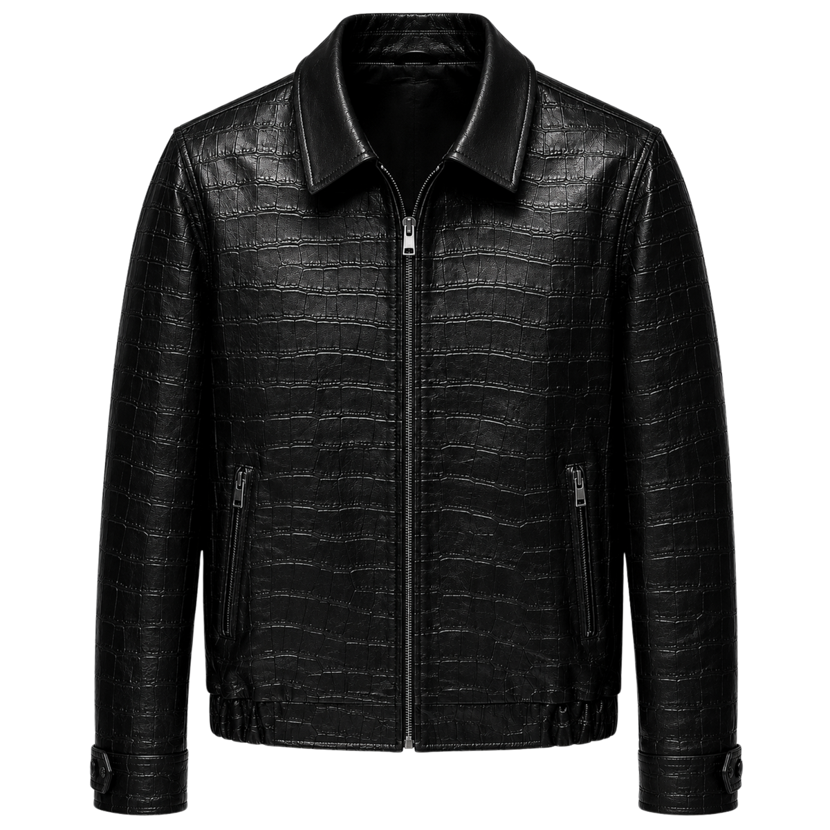 LEONARDO CROCO JACKET |  BLACK