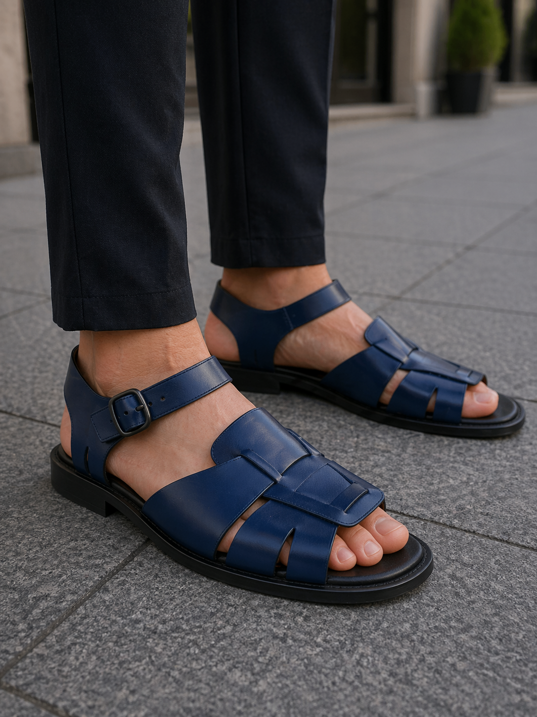 Al Capone Sandal | Blue